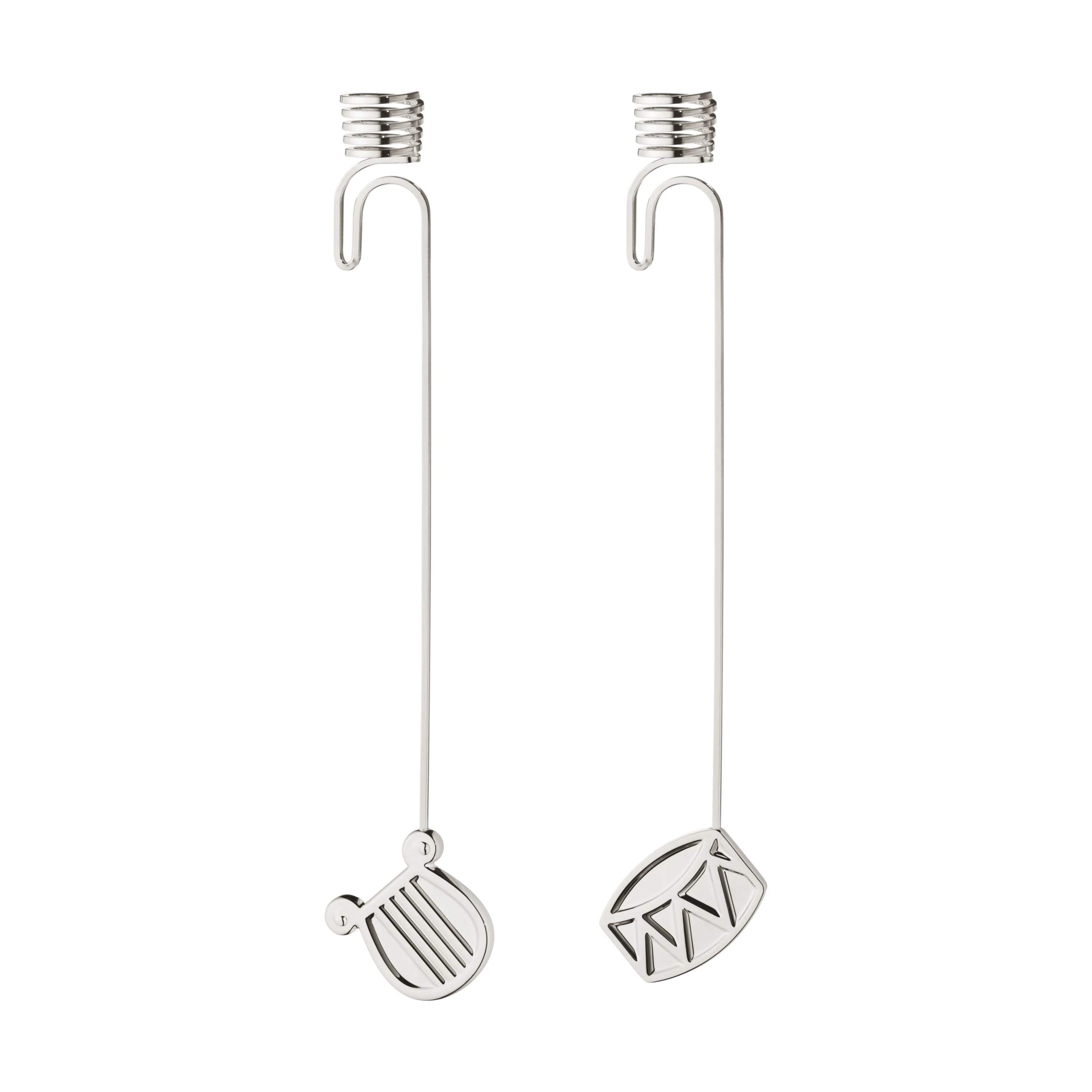 Georg Jensen Lysholdere og juletræslys Christmas Collectibles CC 2026 Lysholdersæt - 2 stk. i Palladium, 1