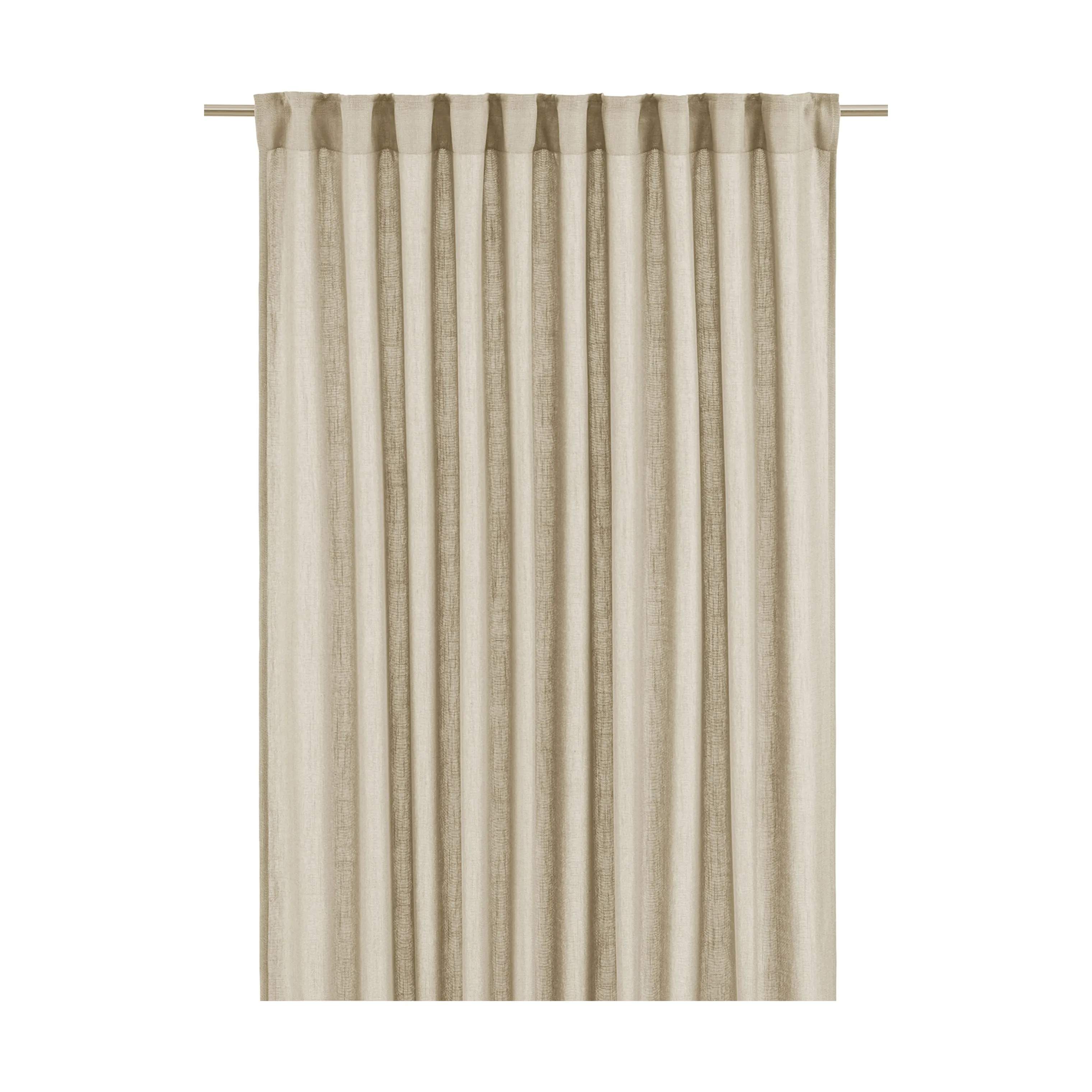 Svanefors Gardiner og gardinstænger Cecil Gardin - 2 stk. i Beige, H260 x B145 cm, 1