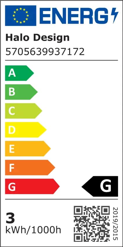 Halo Design LED-pærer Colors Core Lyspære i Smoke, 16,5 cm, 2