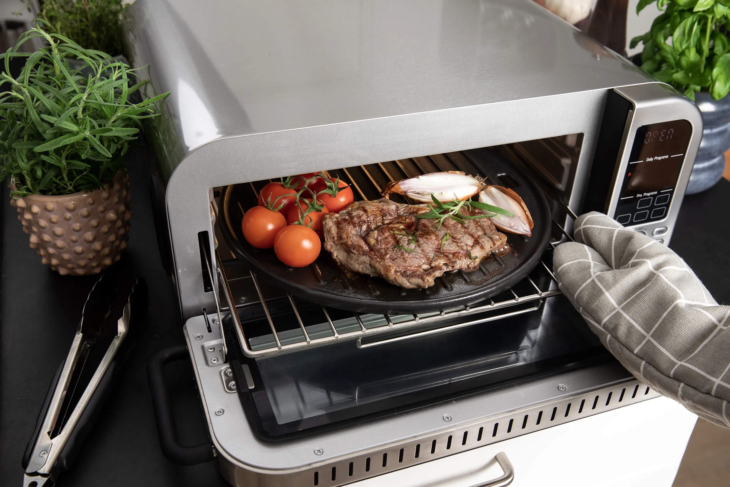 Gastronoma Airfryers Airfryer Ovn i Sølv, 5