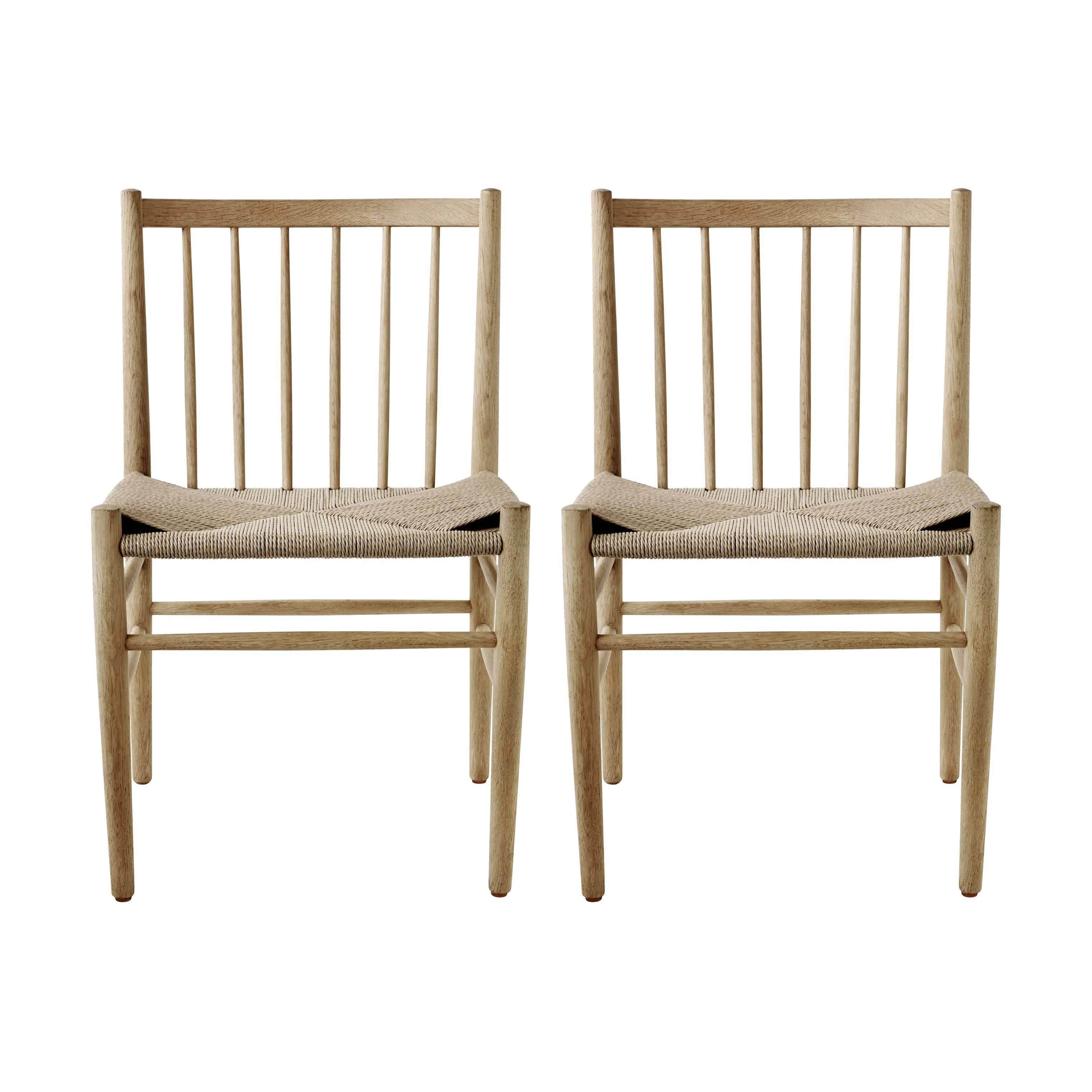 J80 Spisebordsstol - 2 stk, natur 2, large