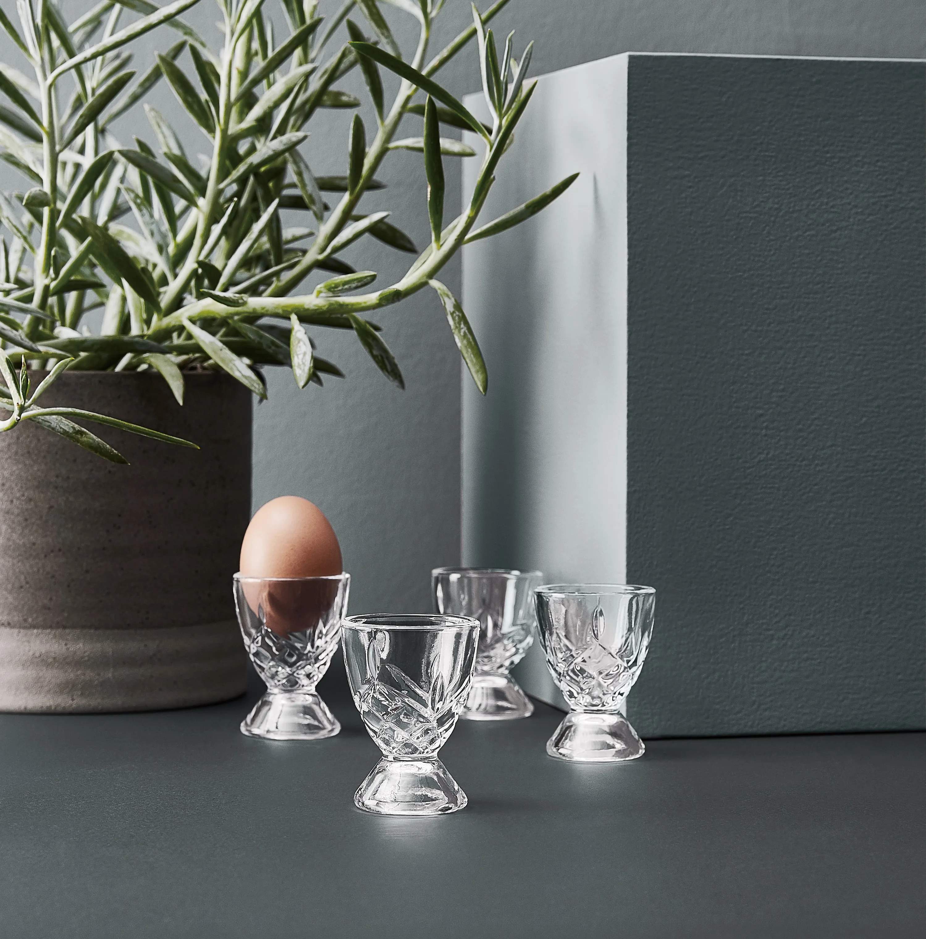 Aida Æggebægere Harvey Æggebæger - 4 dele i Glas, 2
