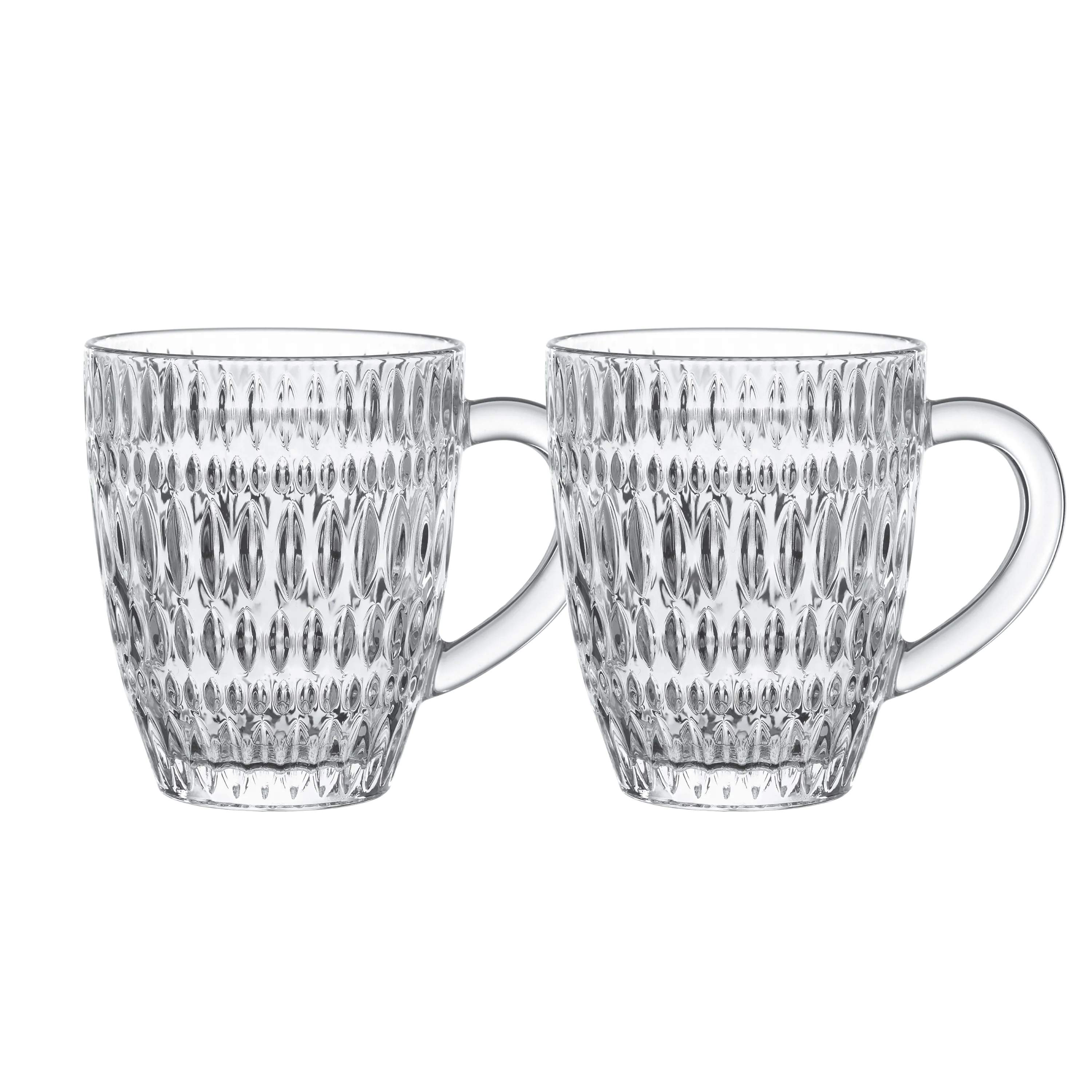 Nachtmann Krus og kopper med hank Ethno Latte Macchiato - 2 stk. i Klar, 1