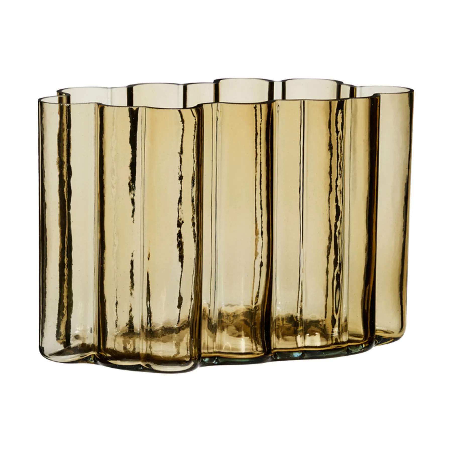 Hübsch Vaser Umber Vase i Ravfarve, 1