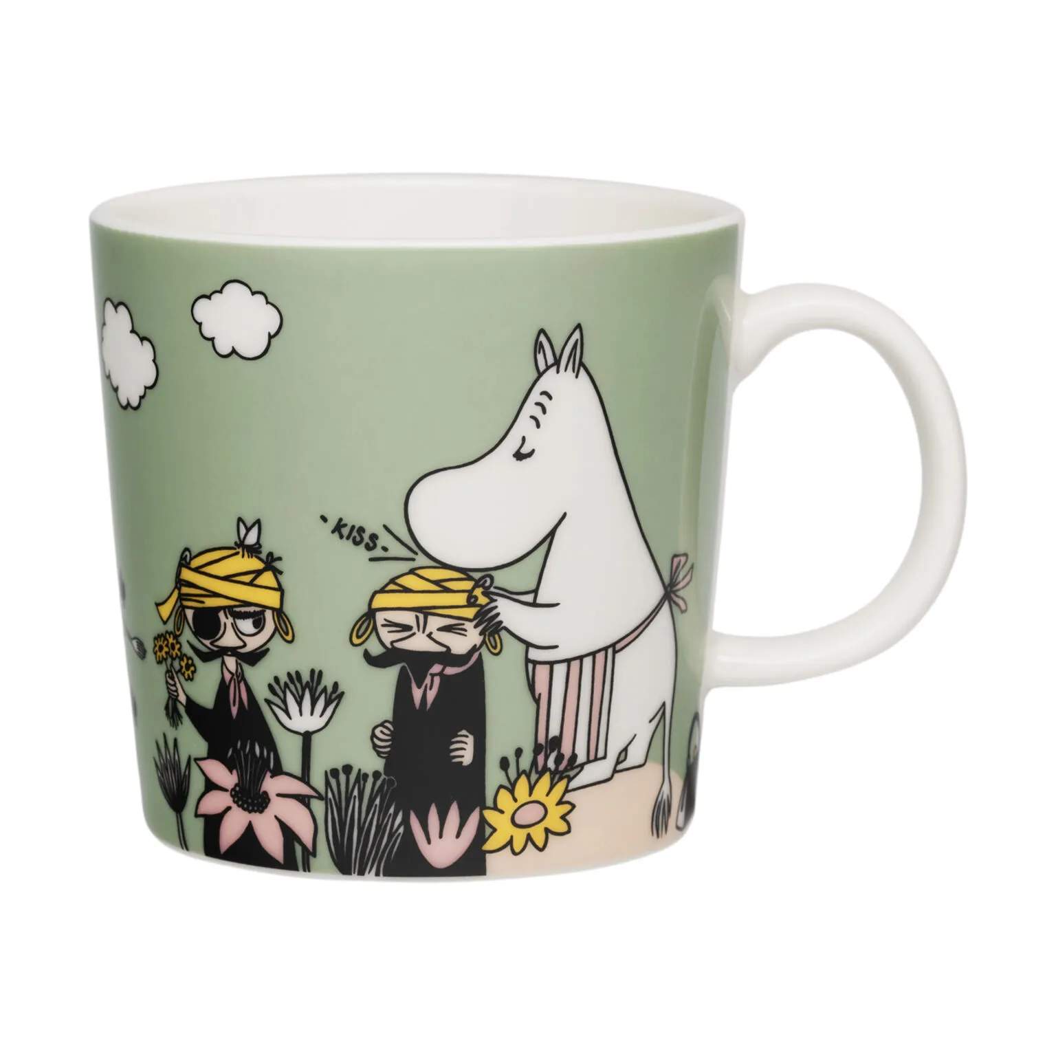 Moomin Arabia Krus og kopper med hank Mumi Arabia Krus - Omsorg i Omsorg, 30 cl, 1