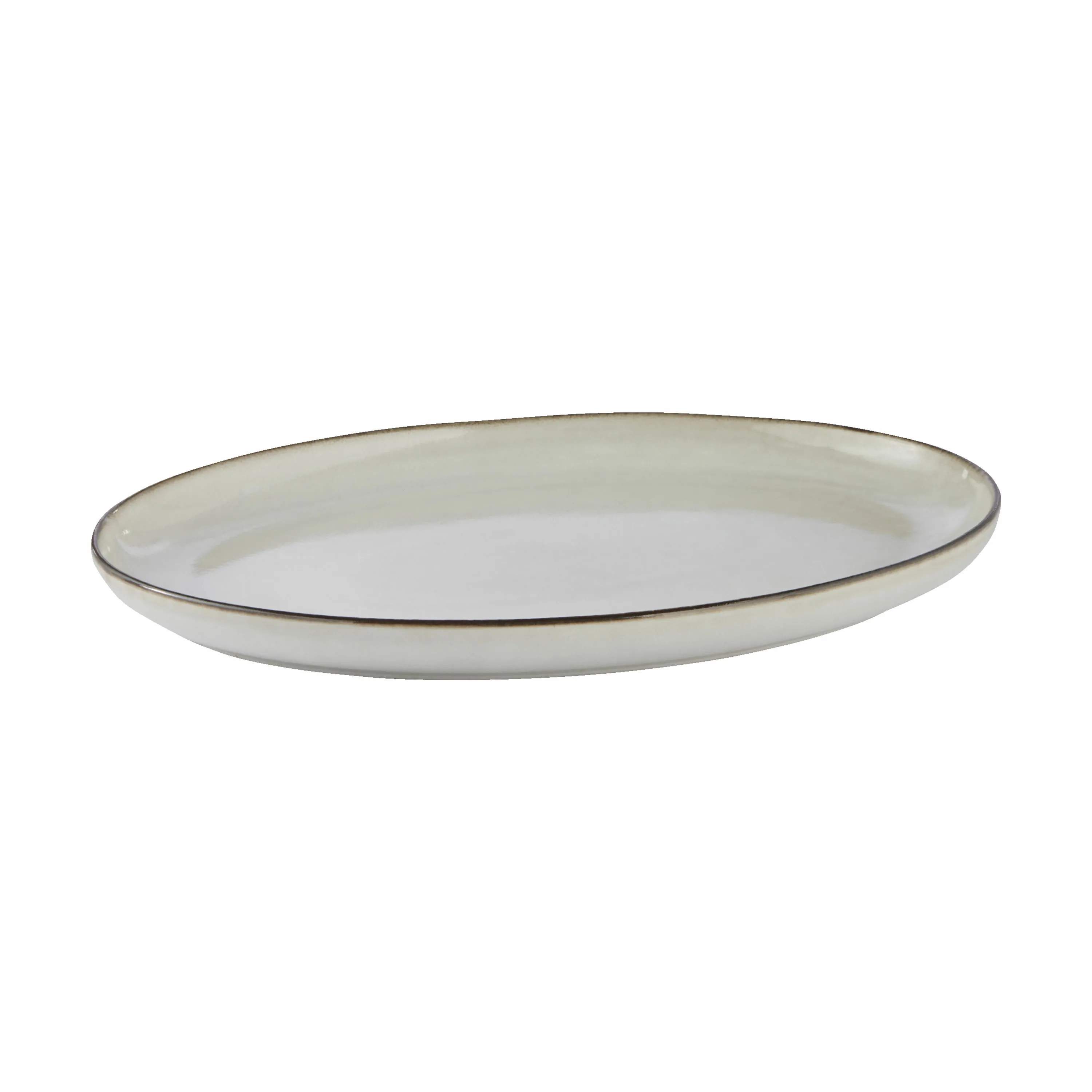 Lene Bjerre Serveringsfade Amera Fad i Beige, 34 cm, 2