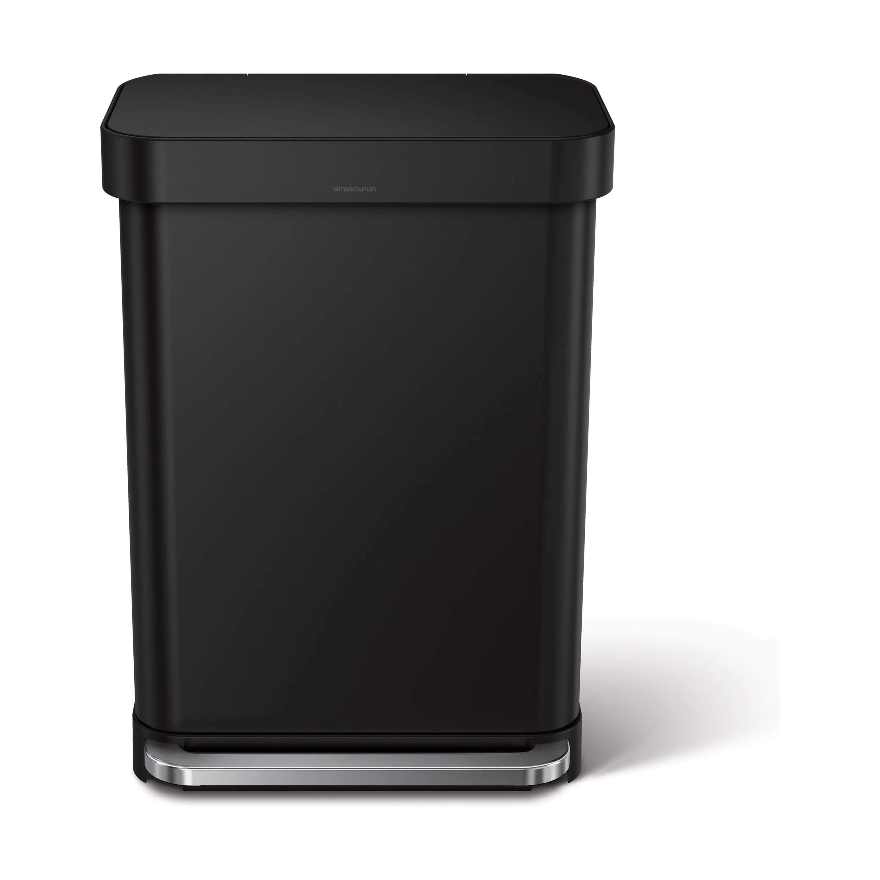Simplehuman Pedalspande Slim Pedalspand i Sort, 55 L, 1