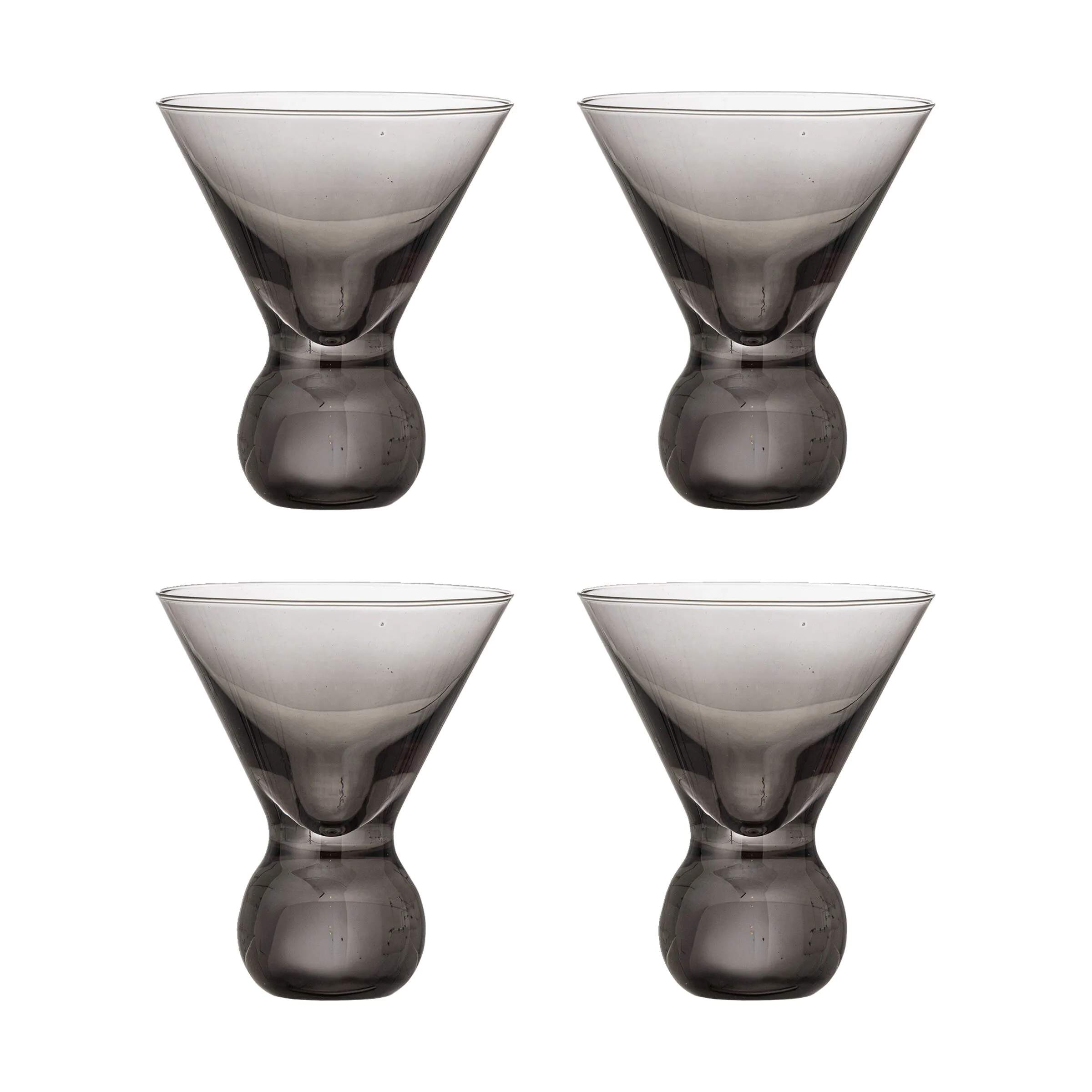 Bloomingville Cocktailglas Corliss Cocktailglas - 4 stk. i Grey, 1