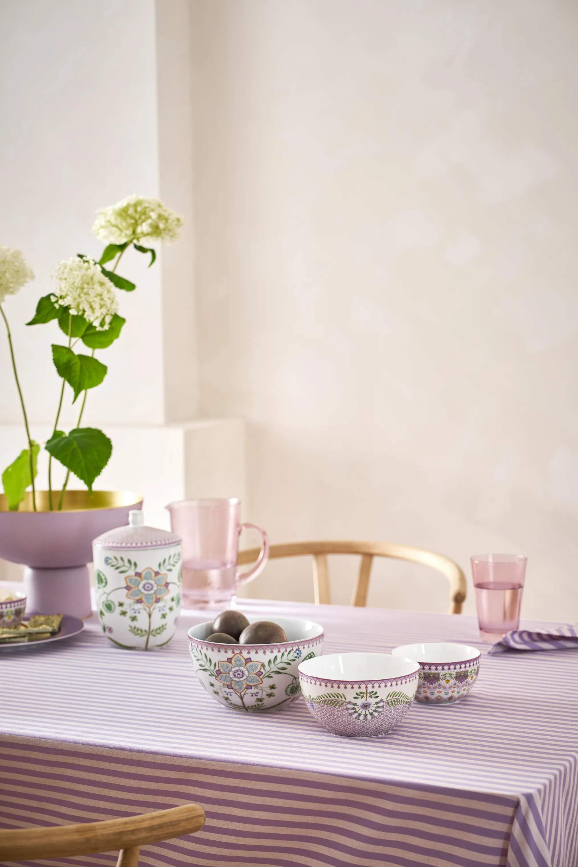 PIP Studio Frokosttallerkener Lily & Lotus Morgenmadssæt - 3 dele i Lilac, 3