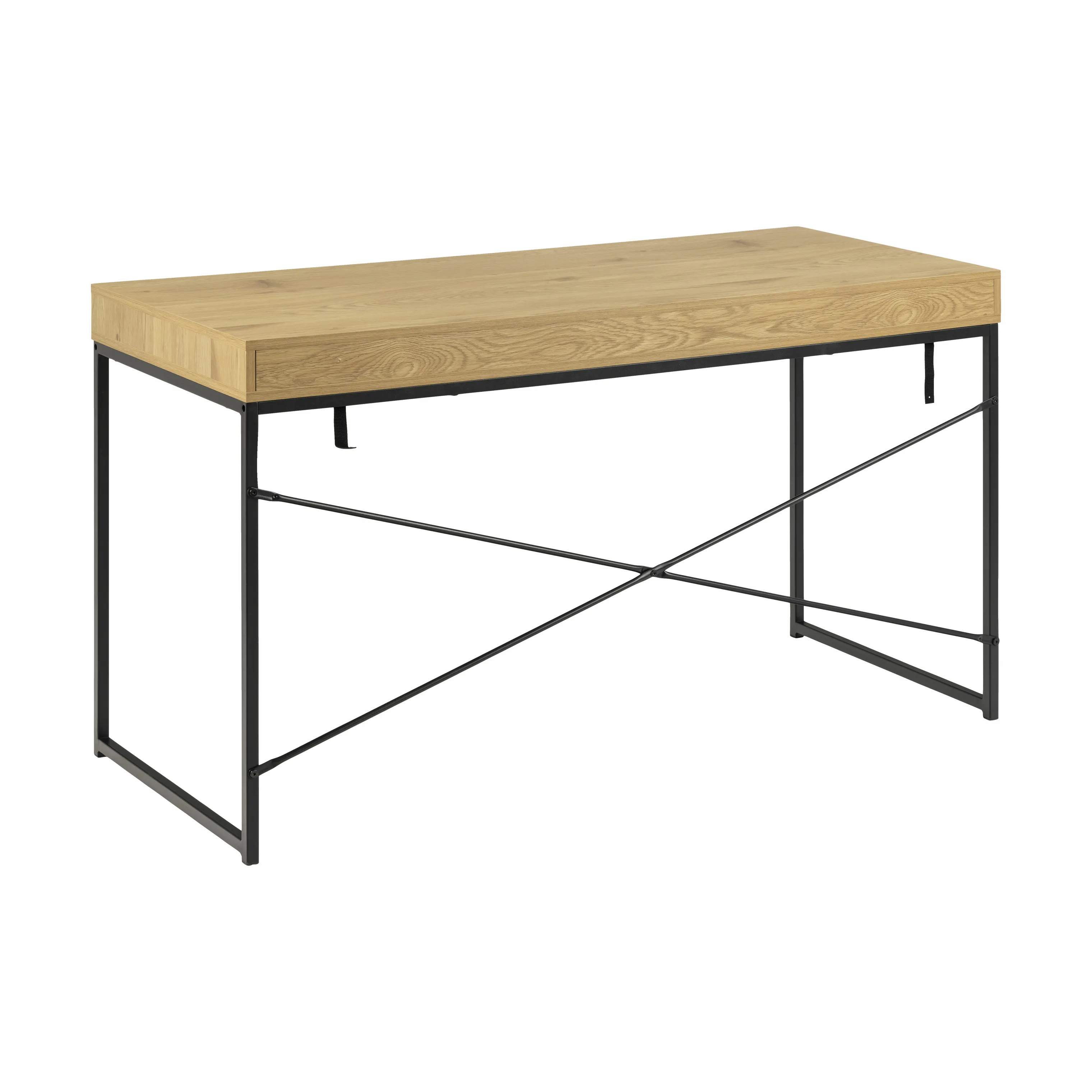 CASA Living Skriveborde Seaford Skrivebord i natur/sort, 7