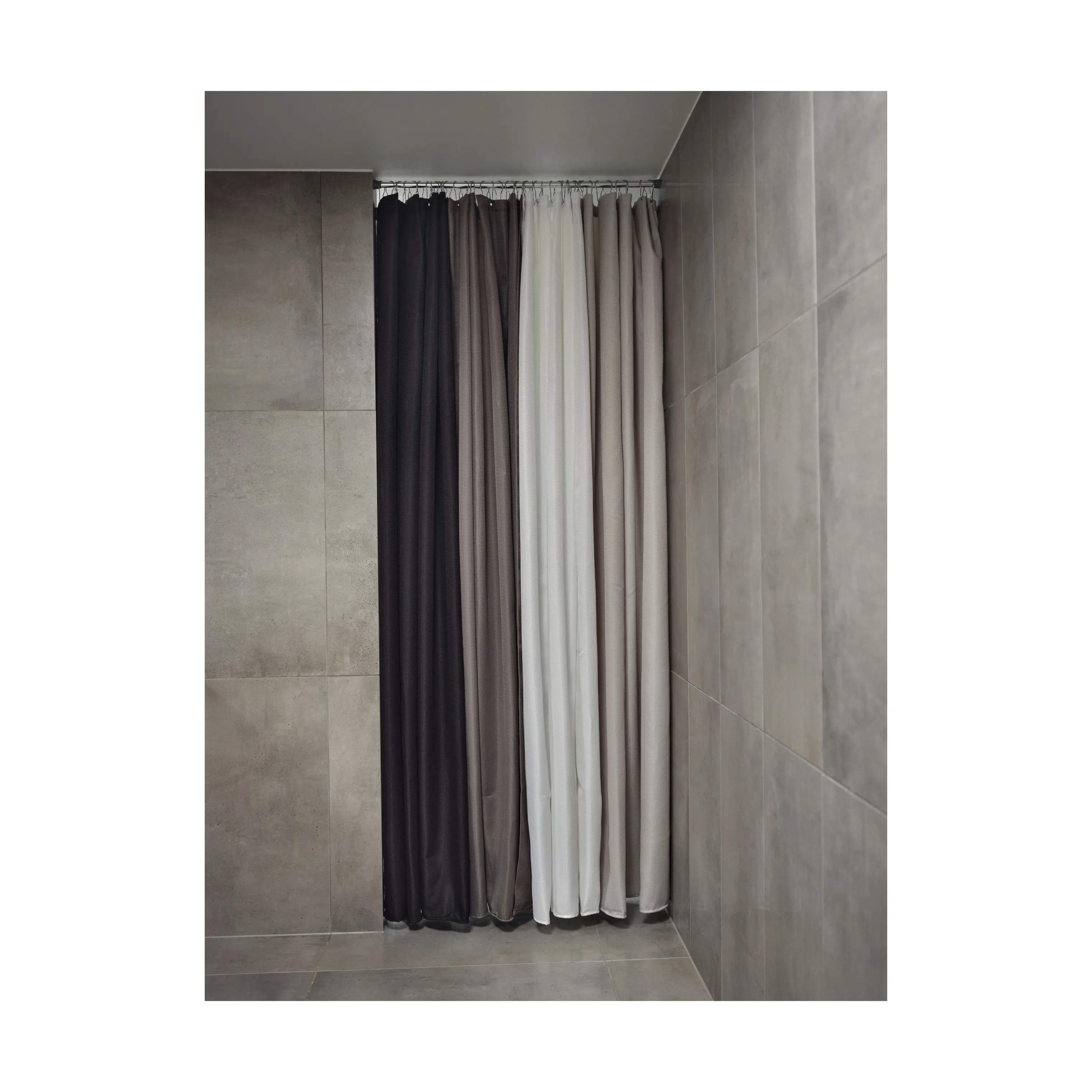 Zone Badeforhæng Lux Badeforhæng i Sort, 220 cm, 2