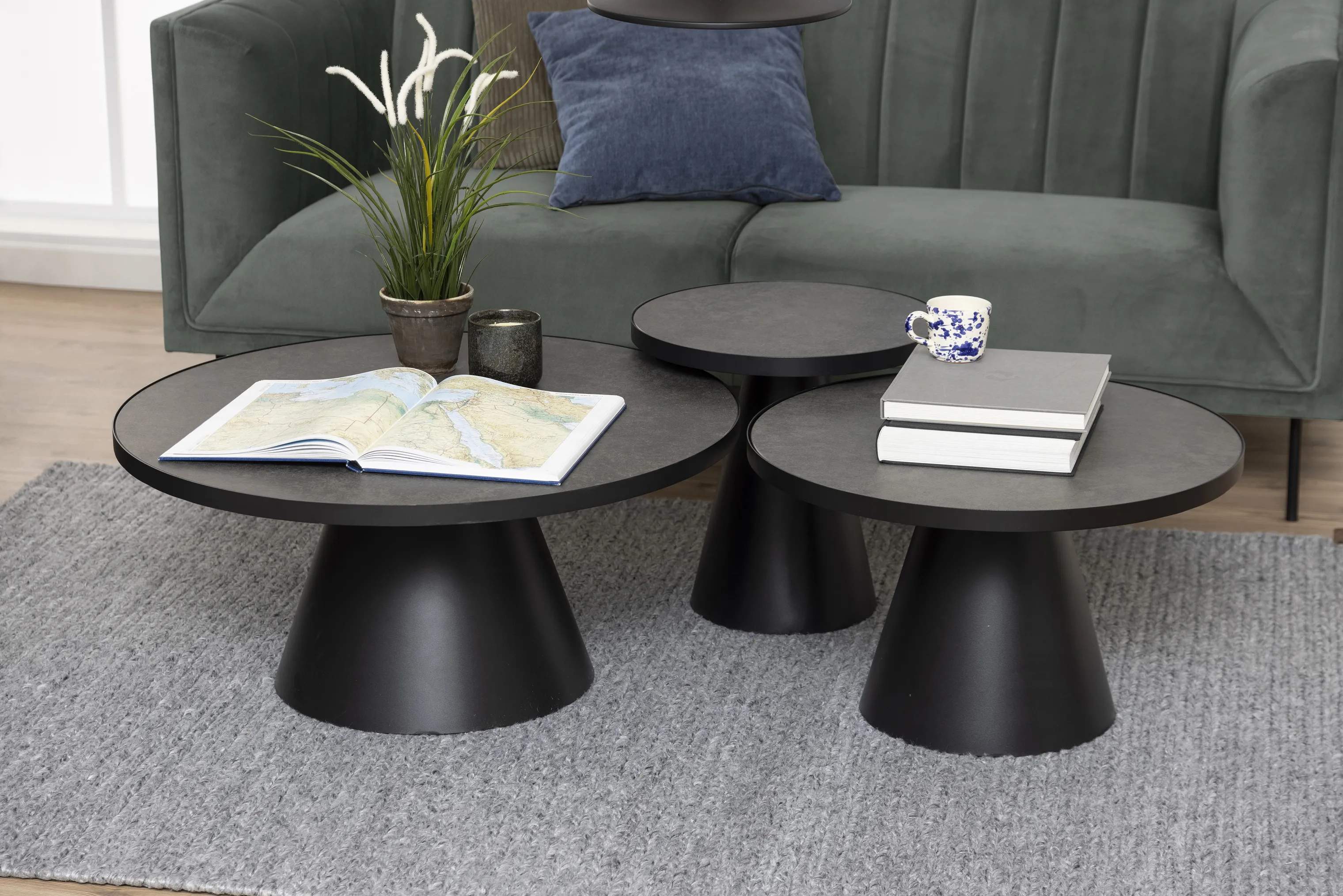 CASA Living Sofaborde Soli Sofabord i H40 x Ø65,7 cm, 2