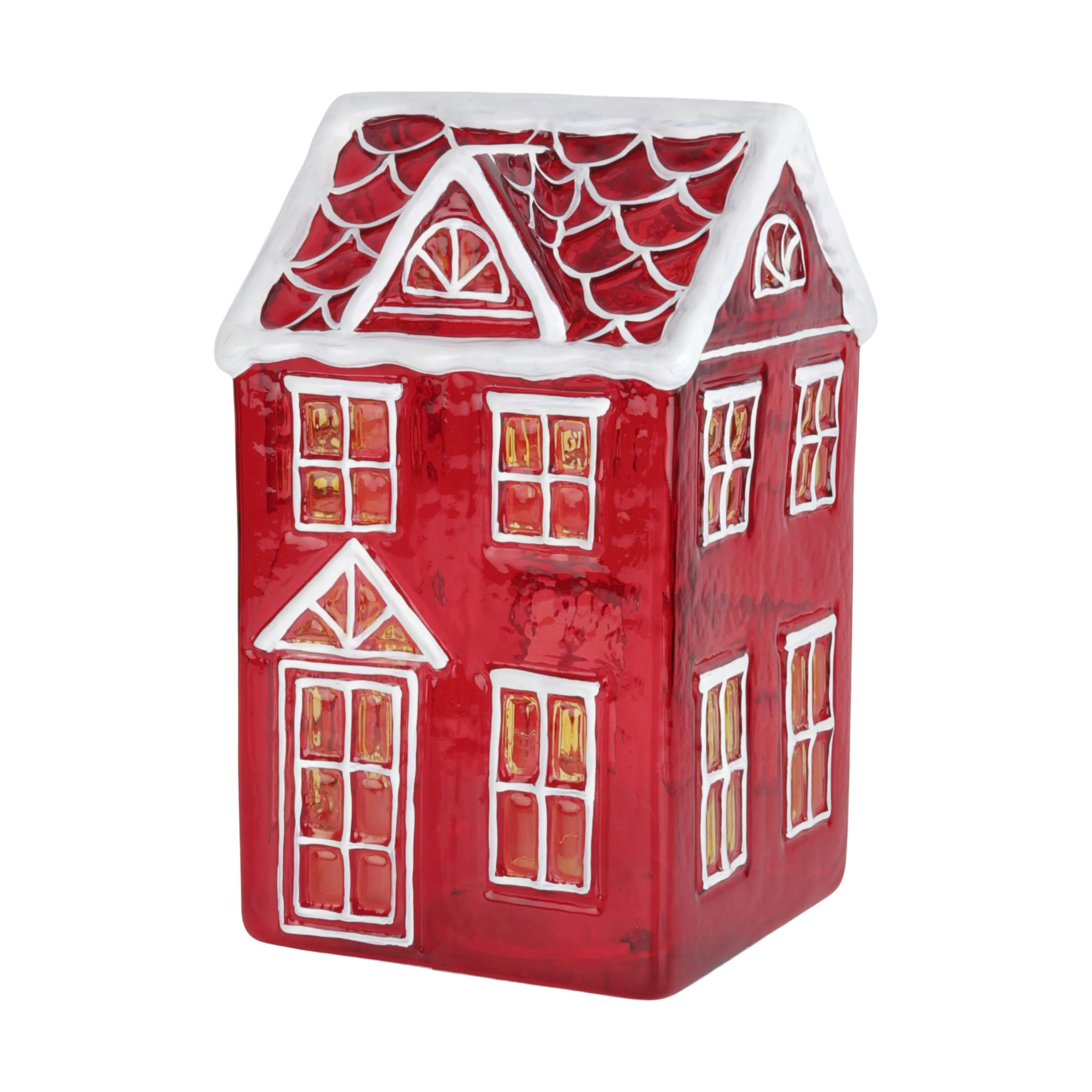 Casa Christmas Lysdekoration LED Lyshus i 26 cm, 3