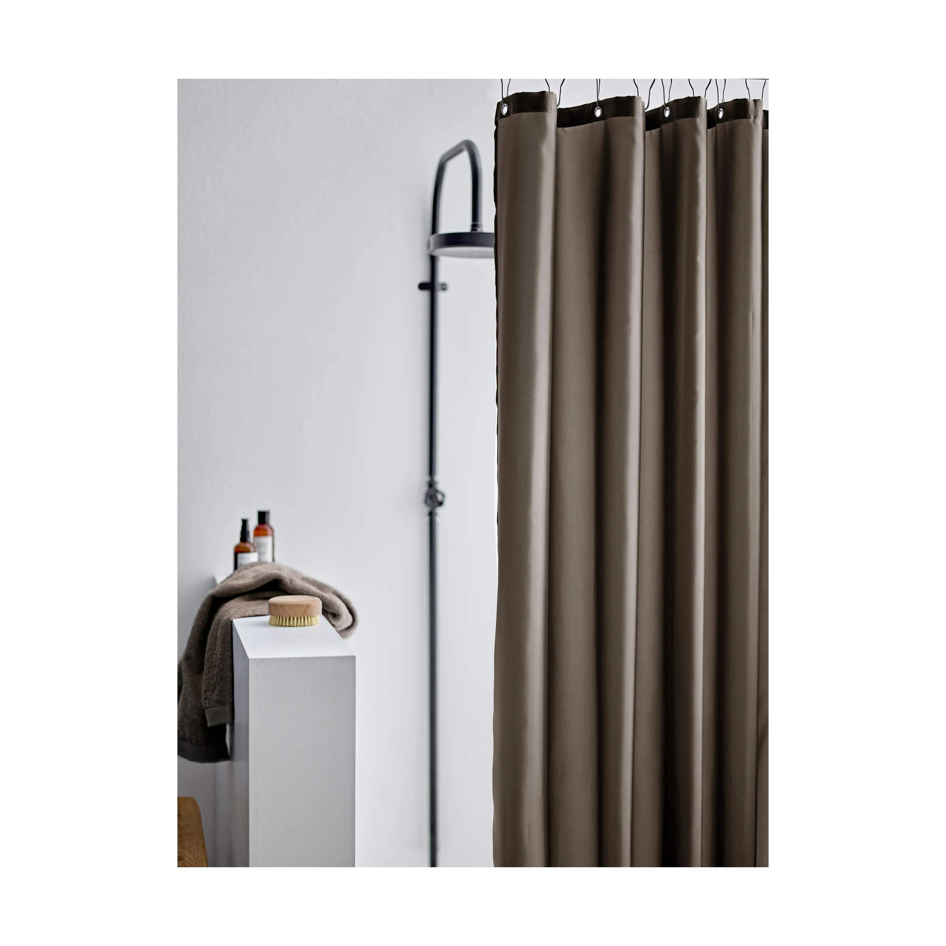 Södahl Badeforhæng Comfort Badeforhæng i Brun, B180 x L220 cm, 2
