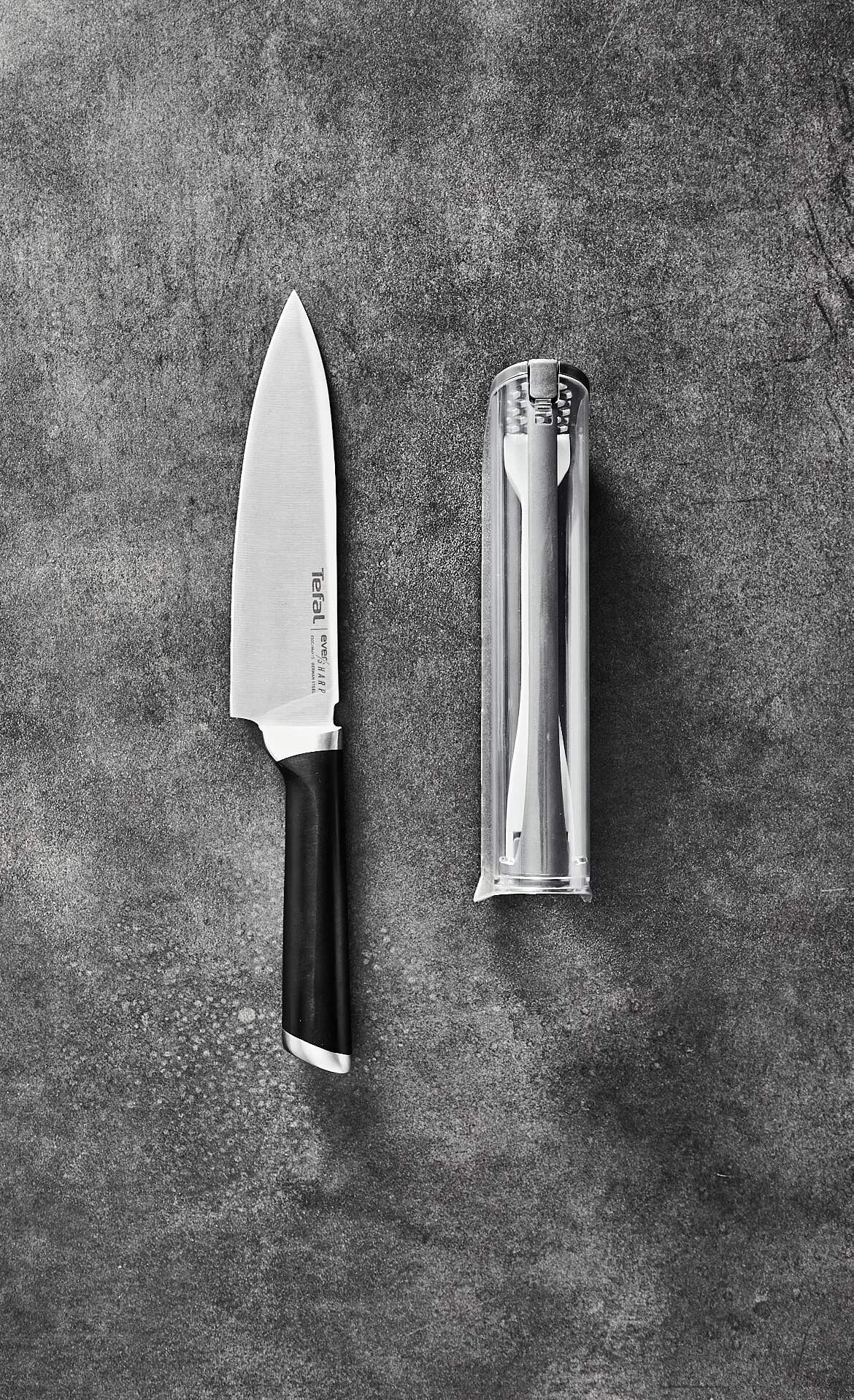 Tefal Kokkeknive Ever Sharp Kokkekniv i Sort, 2