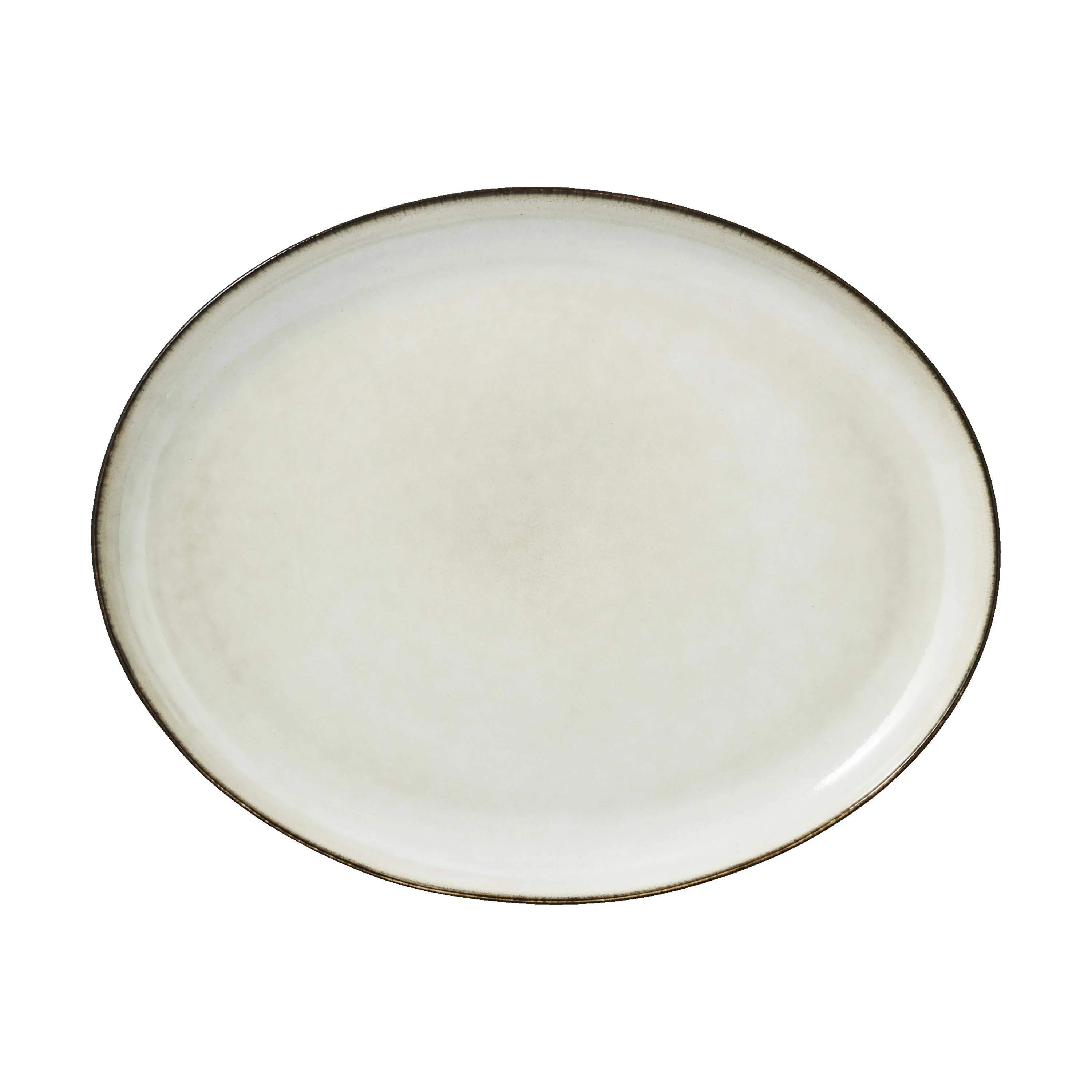 Lene Bjerre Serveringsfade Amera Fad i Beige, 34 cm, 1