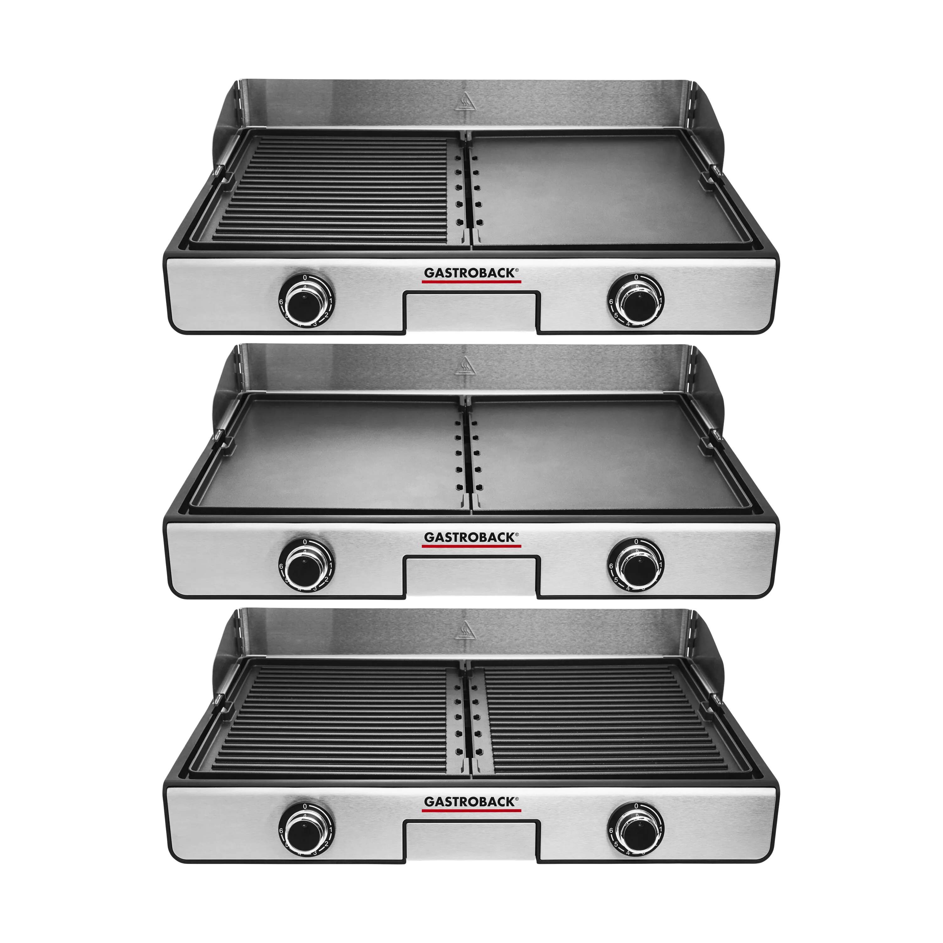 GASTROBACK plancha grill Plancha Grill i Stål, 4