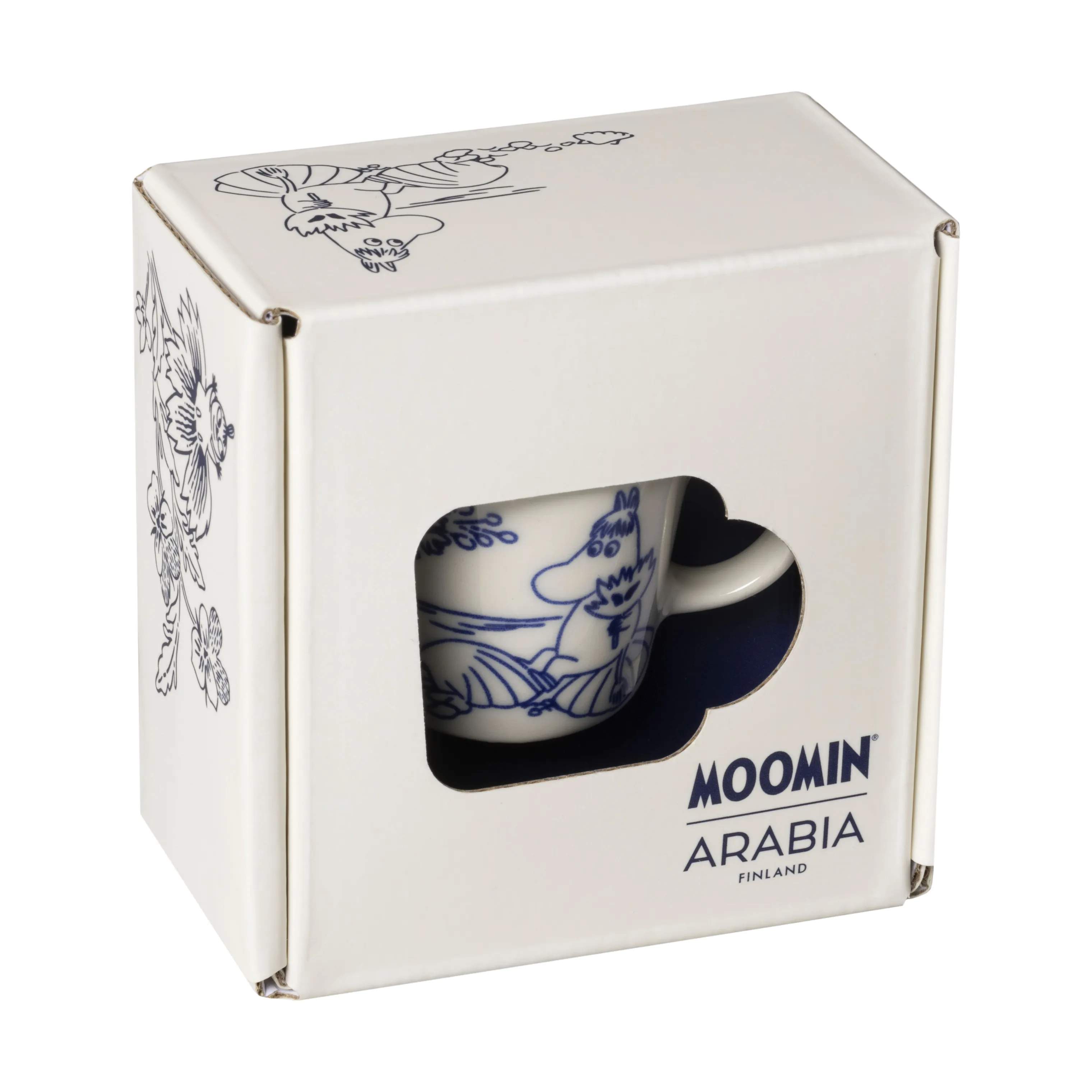 Moomin Arabia Krus og kopper med hank Arabia Service Haru Mini Krus Gaveæske - Snorkfrøken i Hvid/blå, 1
