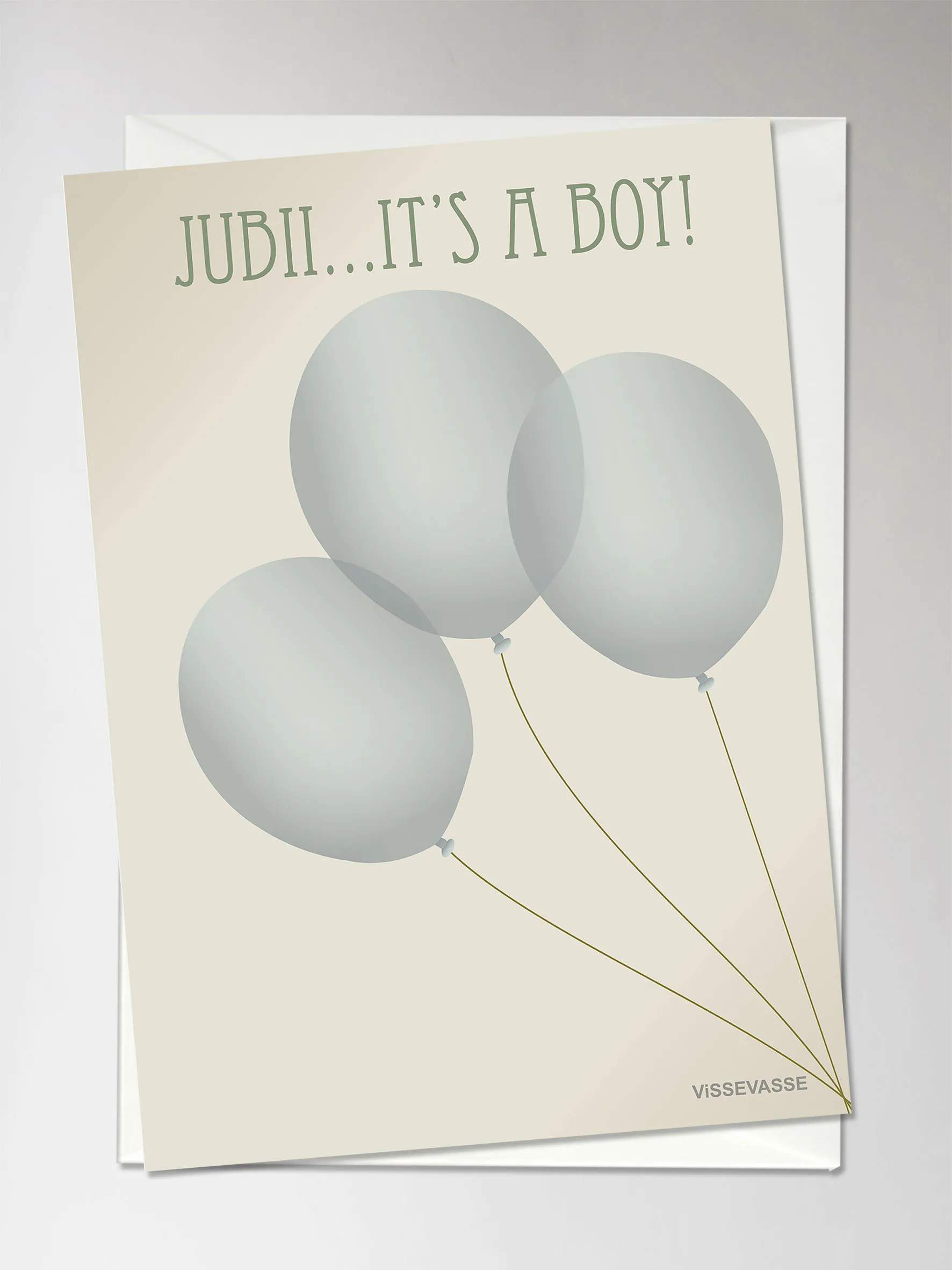 Kort JUBII IT'S A BOY