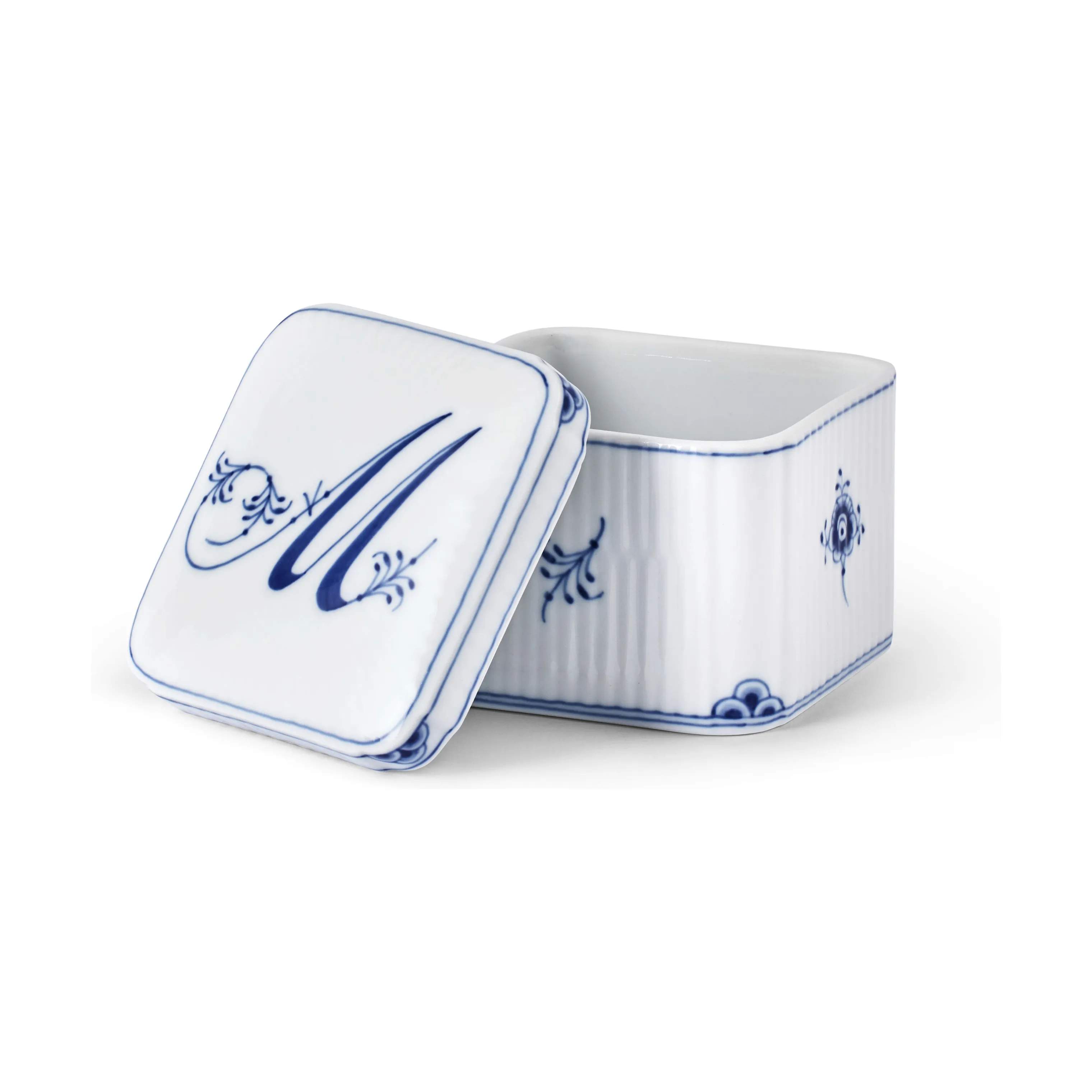 Alfabet Bonbonniere - M, hvid, large