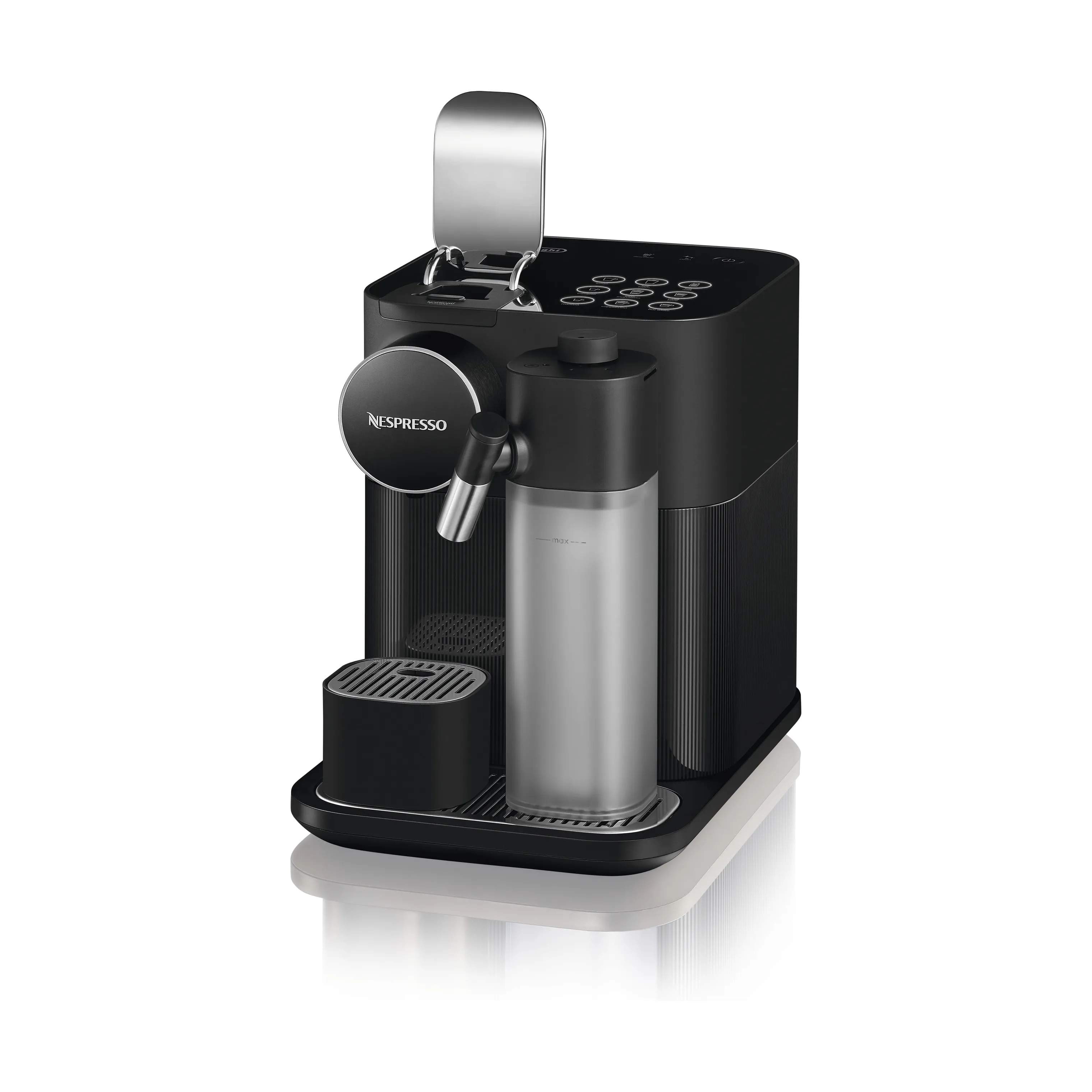 Nespresso kapselmaskiner Gran Lattissima Kapsel Kaffemaskine i Sort, 6