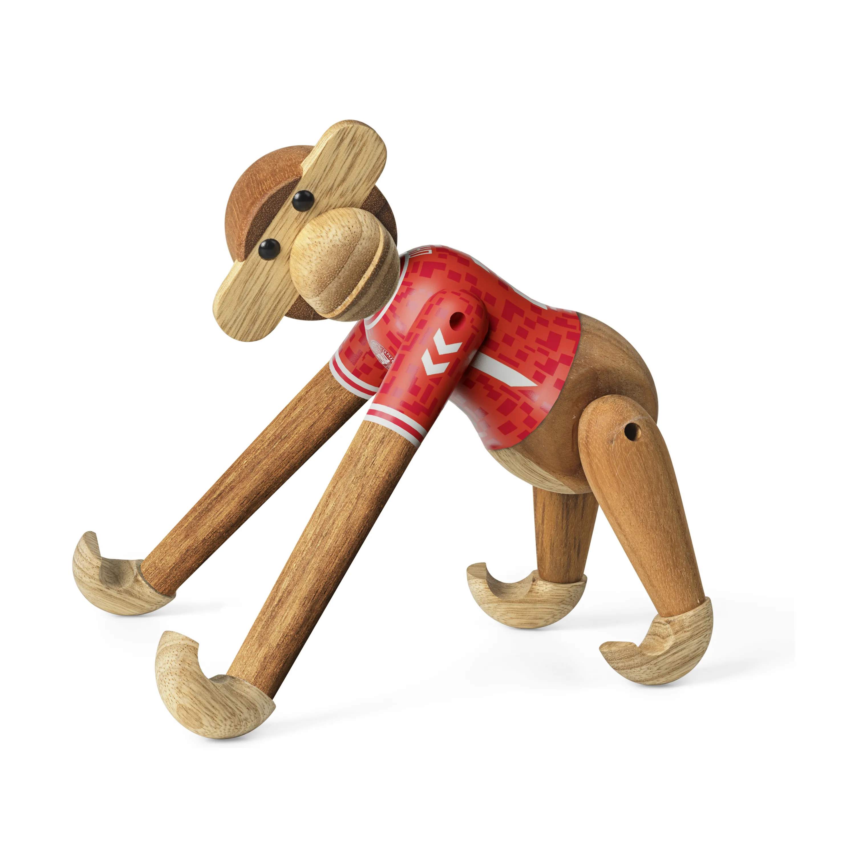 Kay Bojesen Dyrefigurer Monkey Abe x DBU Herre - Mini i Abe x DBU Herre, H 9,5 cm - Mini, 4