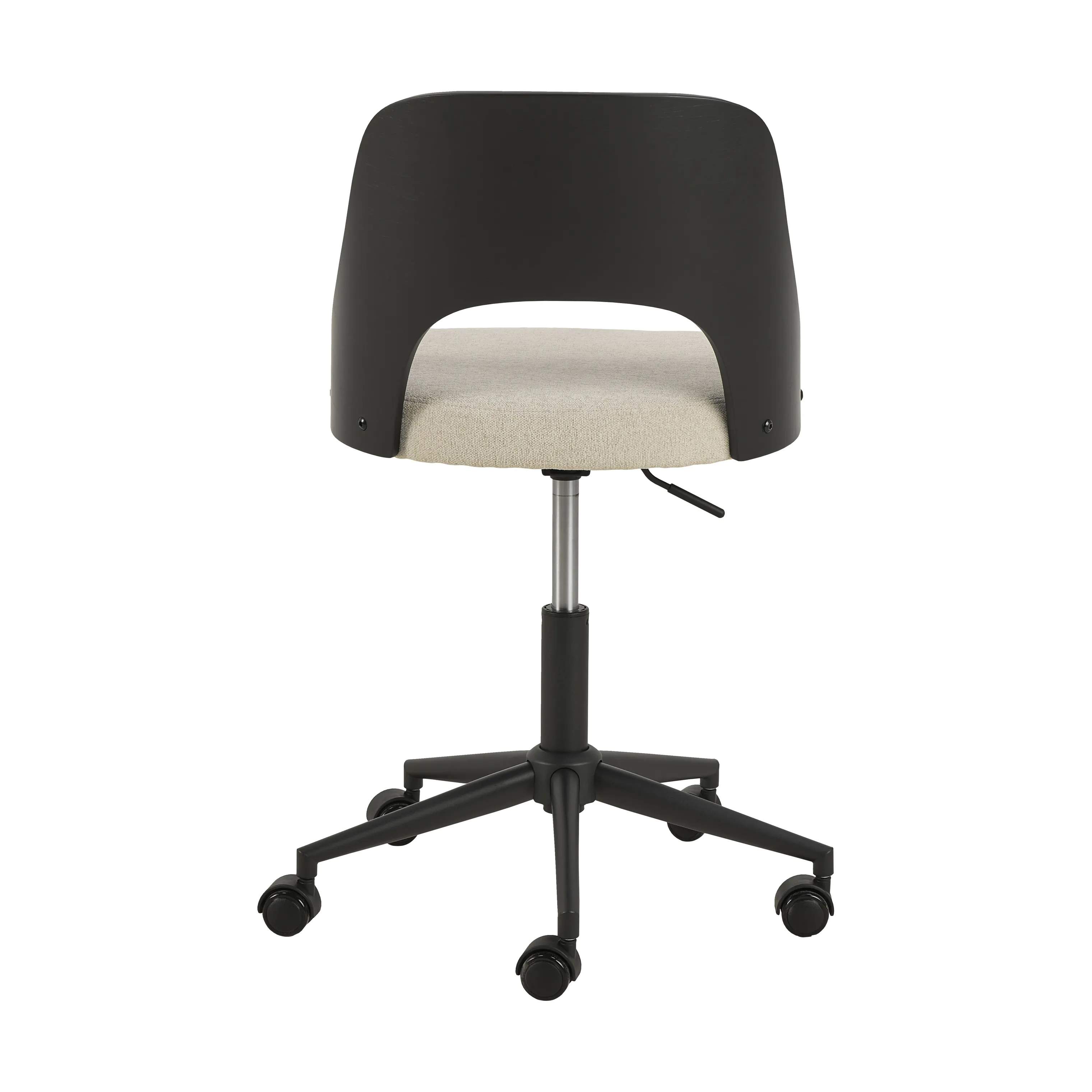CASA Living Skrivebordsstole Lucy Skrivebordsstol i Beige/sort, 6