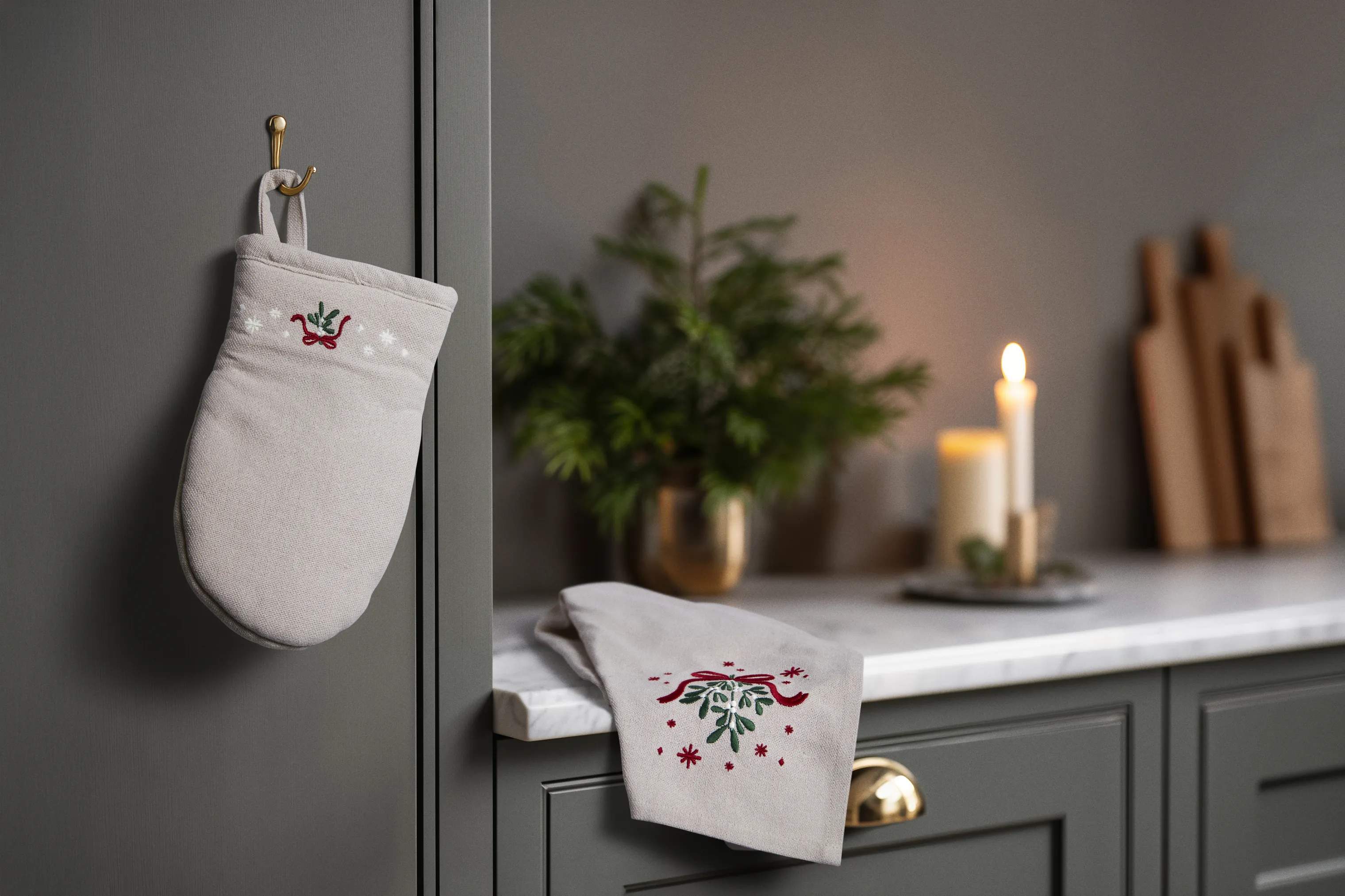 Juna Grydelapper Christmas Fable Ovnhandske i Sand, 7