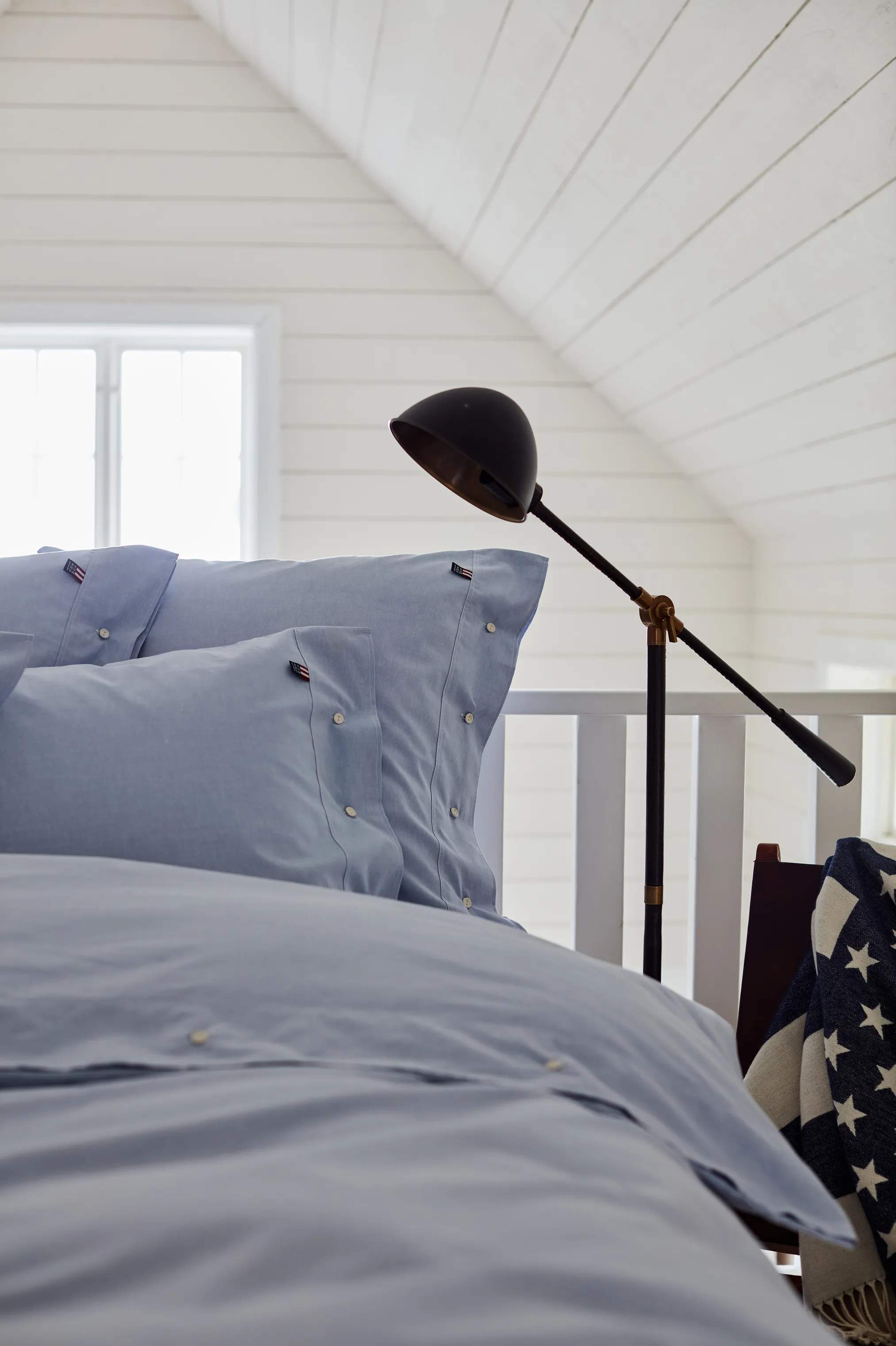 Lexington Sengetøj Icons Pin Point Dynebetræk i Blue, B200 x L220 cm, 3