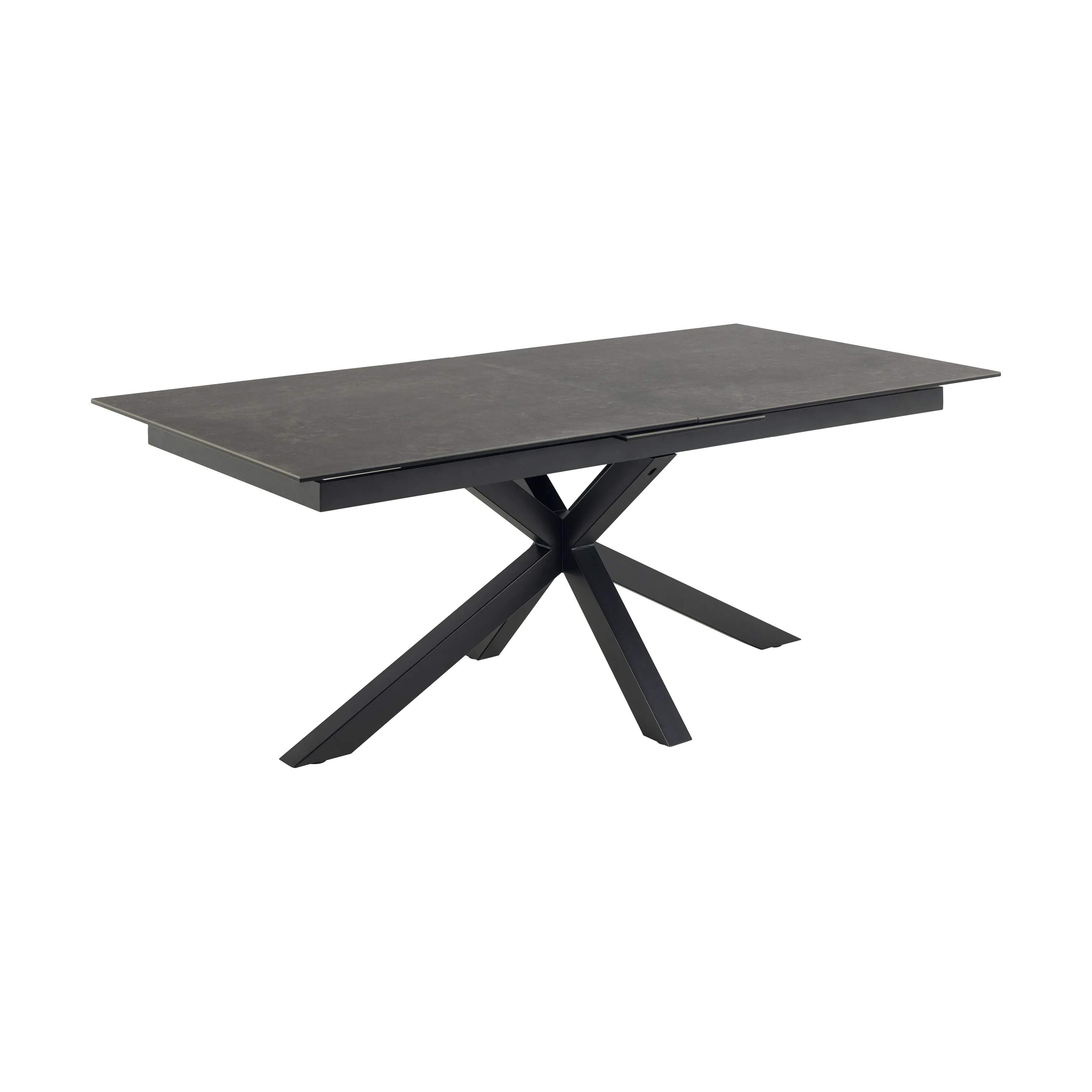 CASA Living Spiseborde Heaven Spisebord i Sort/mat sort, B100 x L240 cm, 4
