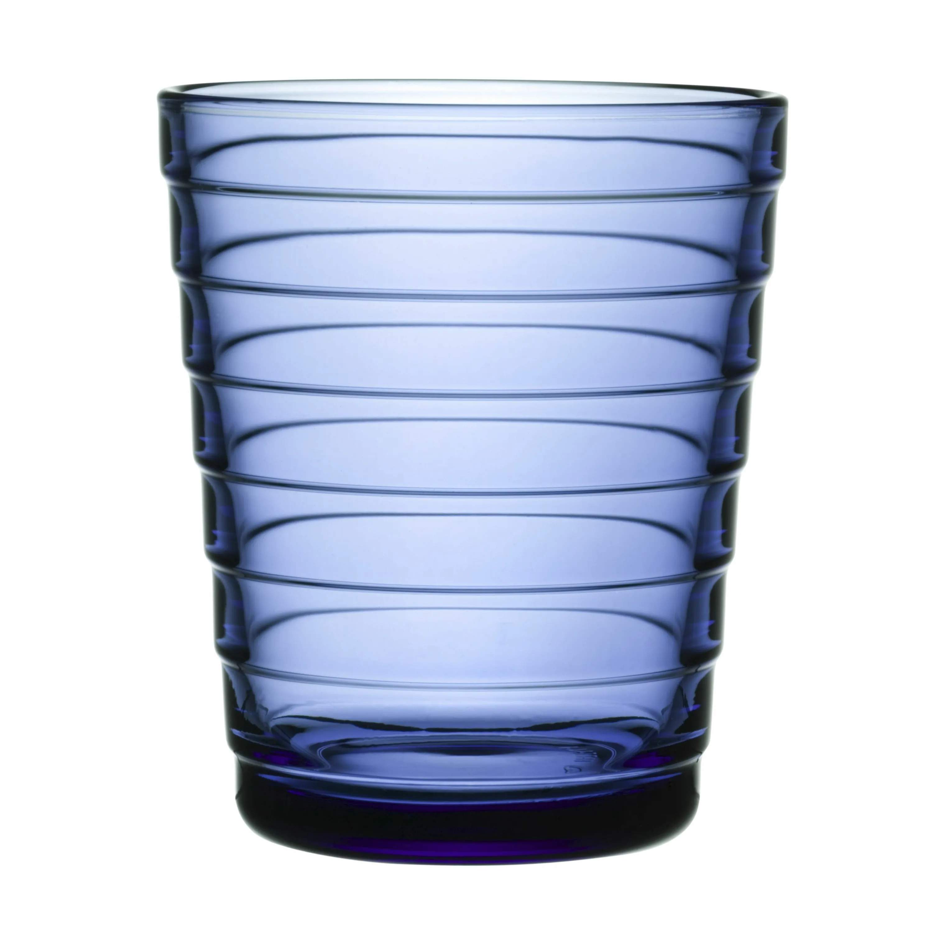 Aino Aalto Vandglas - 2 stk., ultramarineblå, large