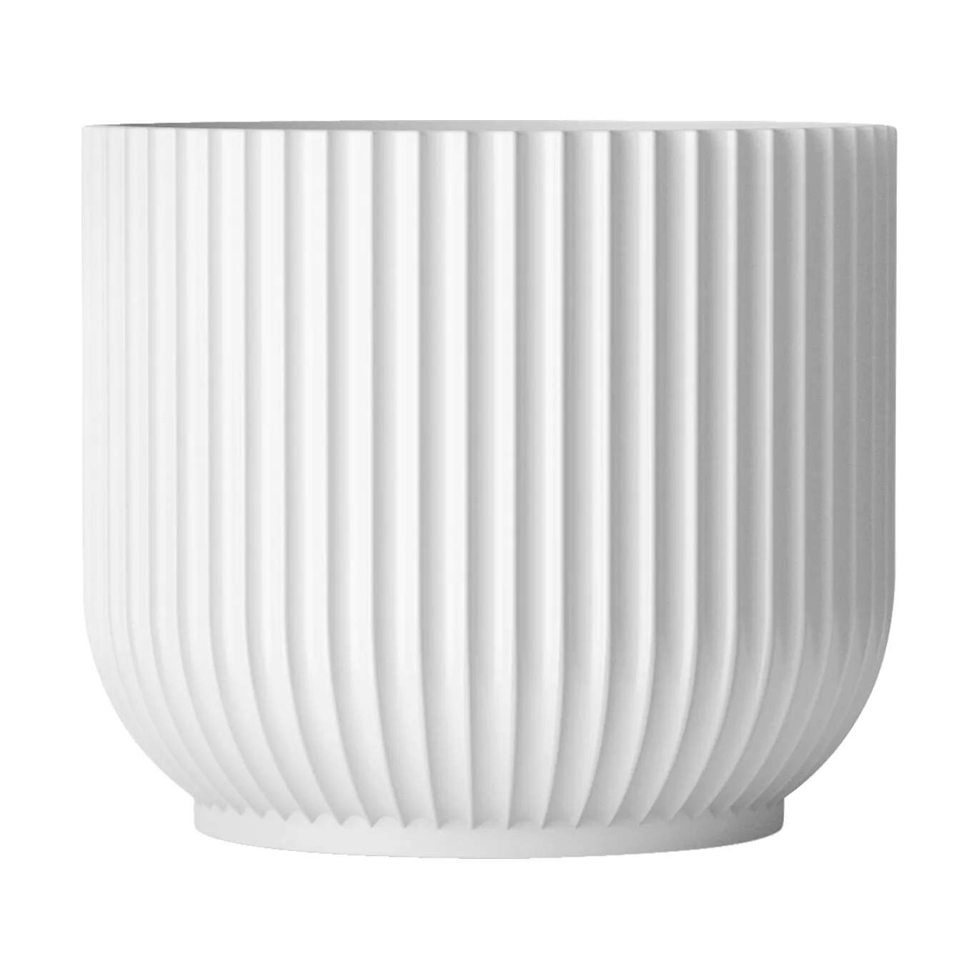 Lyngby Porcelæn Urtepotteskjulere Flowerpot Urtepotteskjuler i Hvid, 16 cm, 1