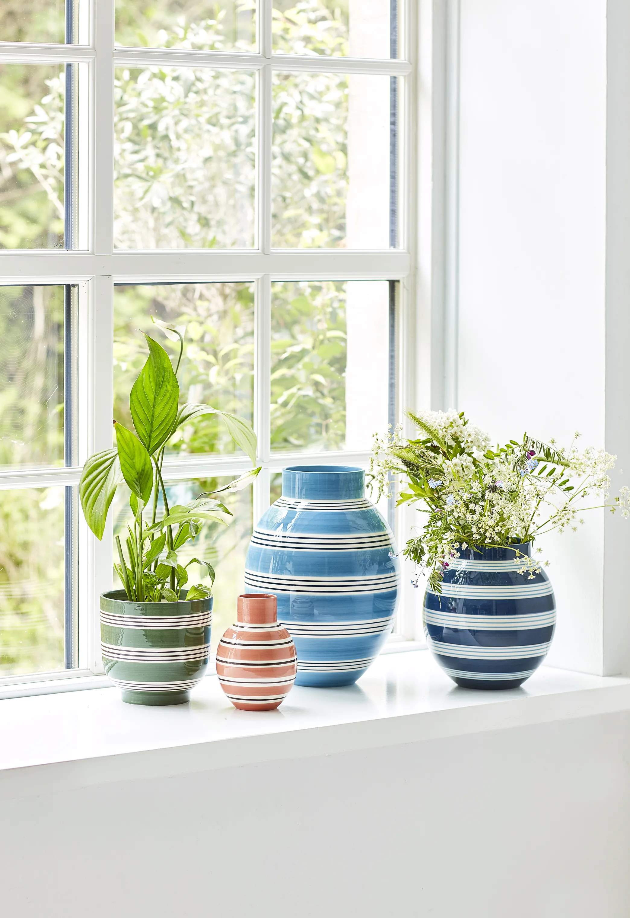 Kähler Urtepotteskjulere Omaggio Nuovo Urtepotteskjuler i Grøn, 14 cm, 2