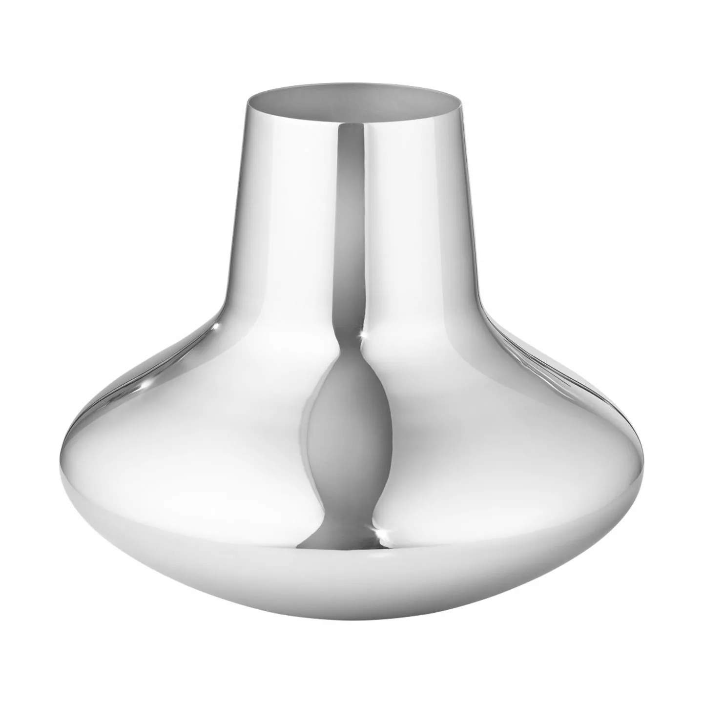 Koppel Vase, blank/stål, large