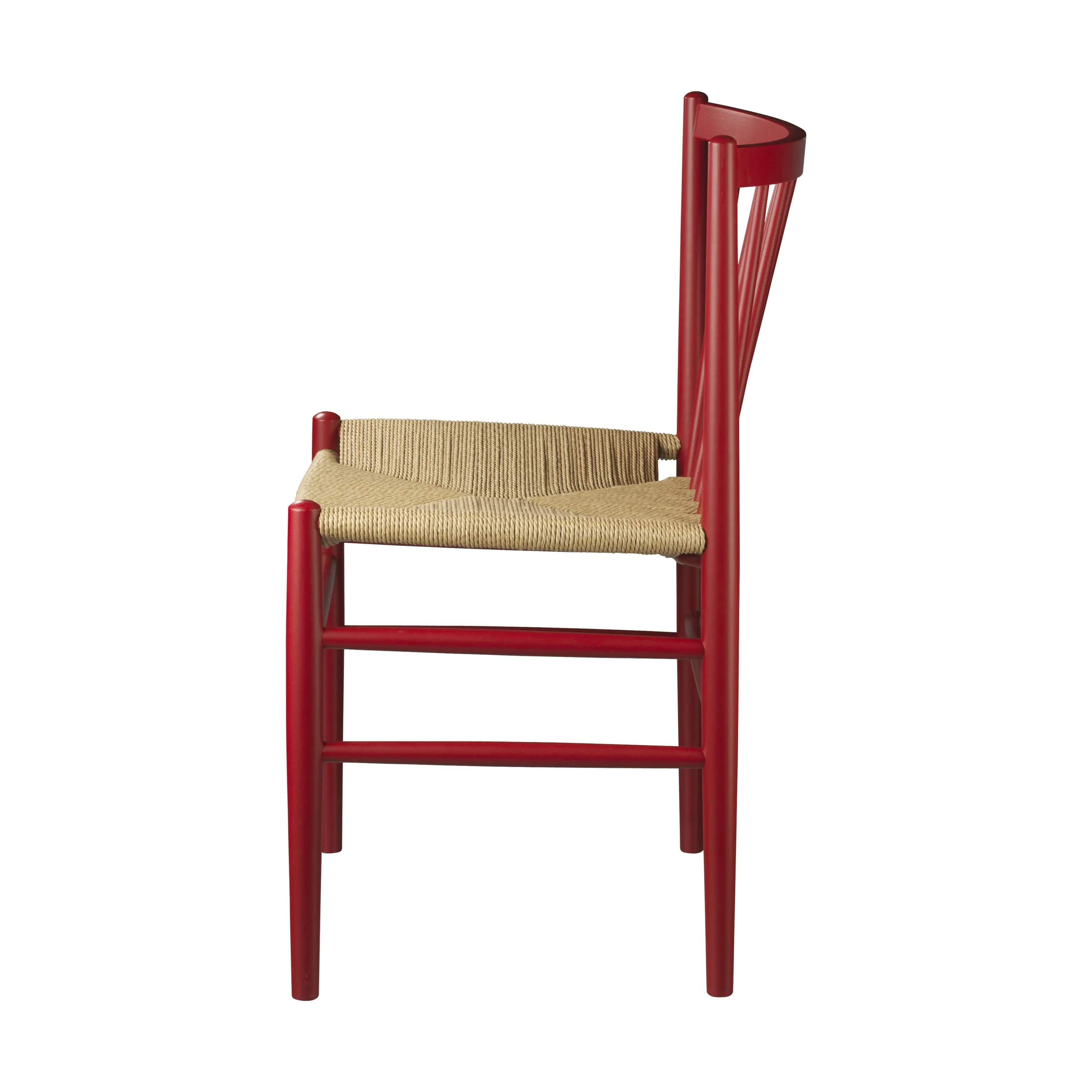 FDB Møbler Spisebordsstole J80 Spisebordsstol i Ruby Red (RAL3003), 6
