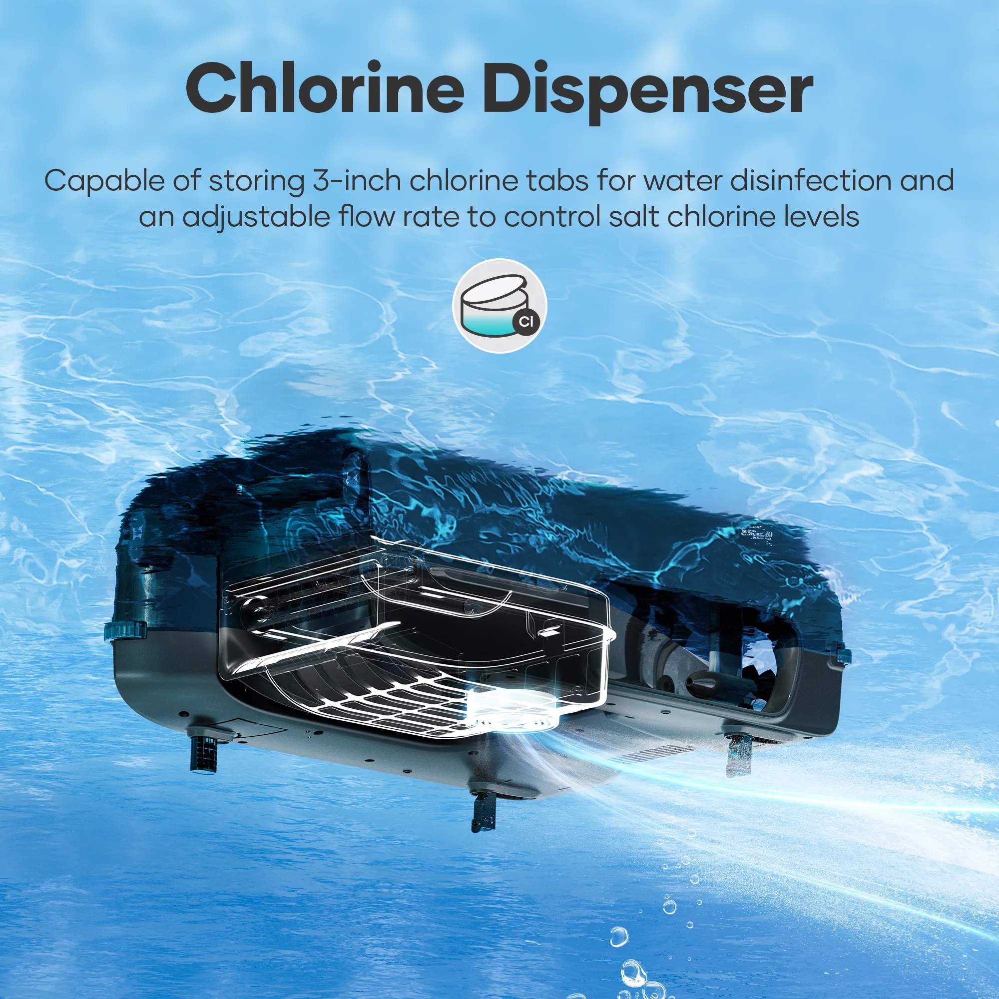 Aiper Poolrengøring Eco Surfer S2 Poolrobot i Sort, 3