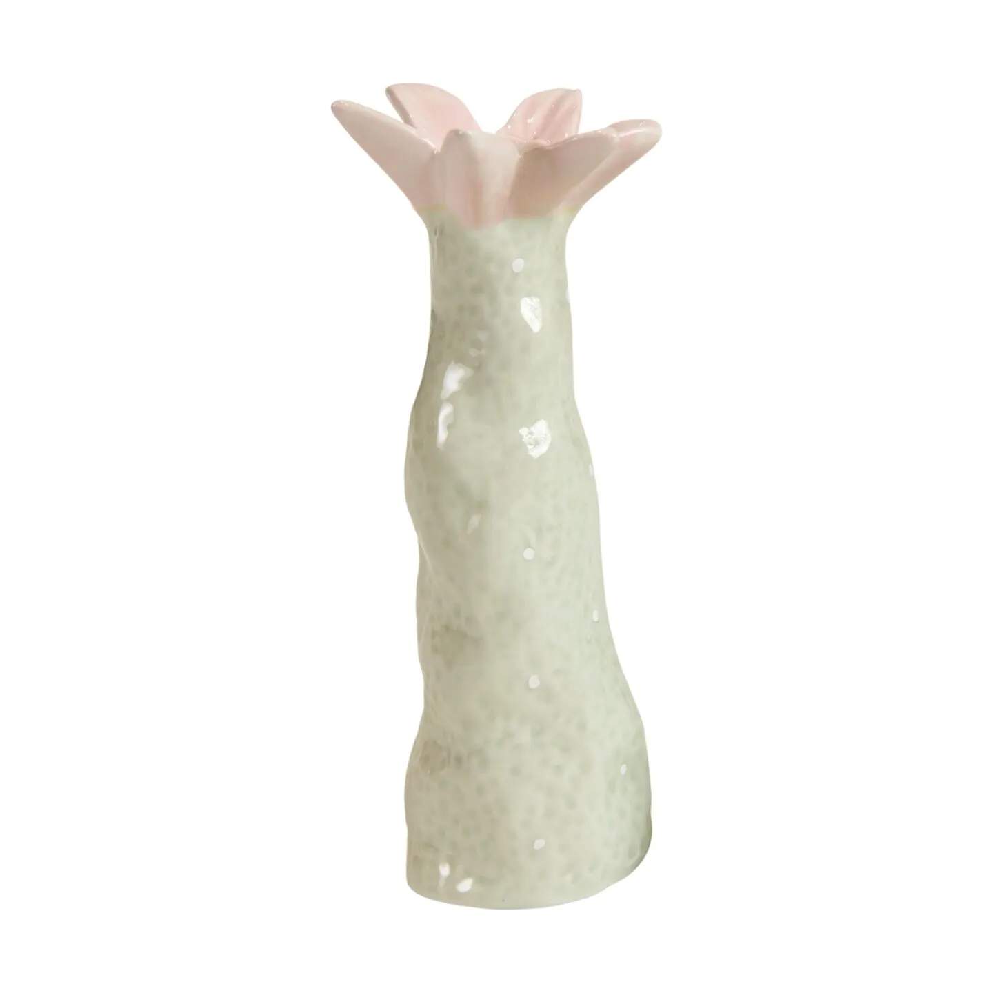 Speedtsberg Vaser Vase - Blomst i grøn/rosa, 1