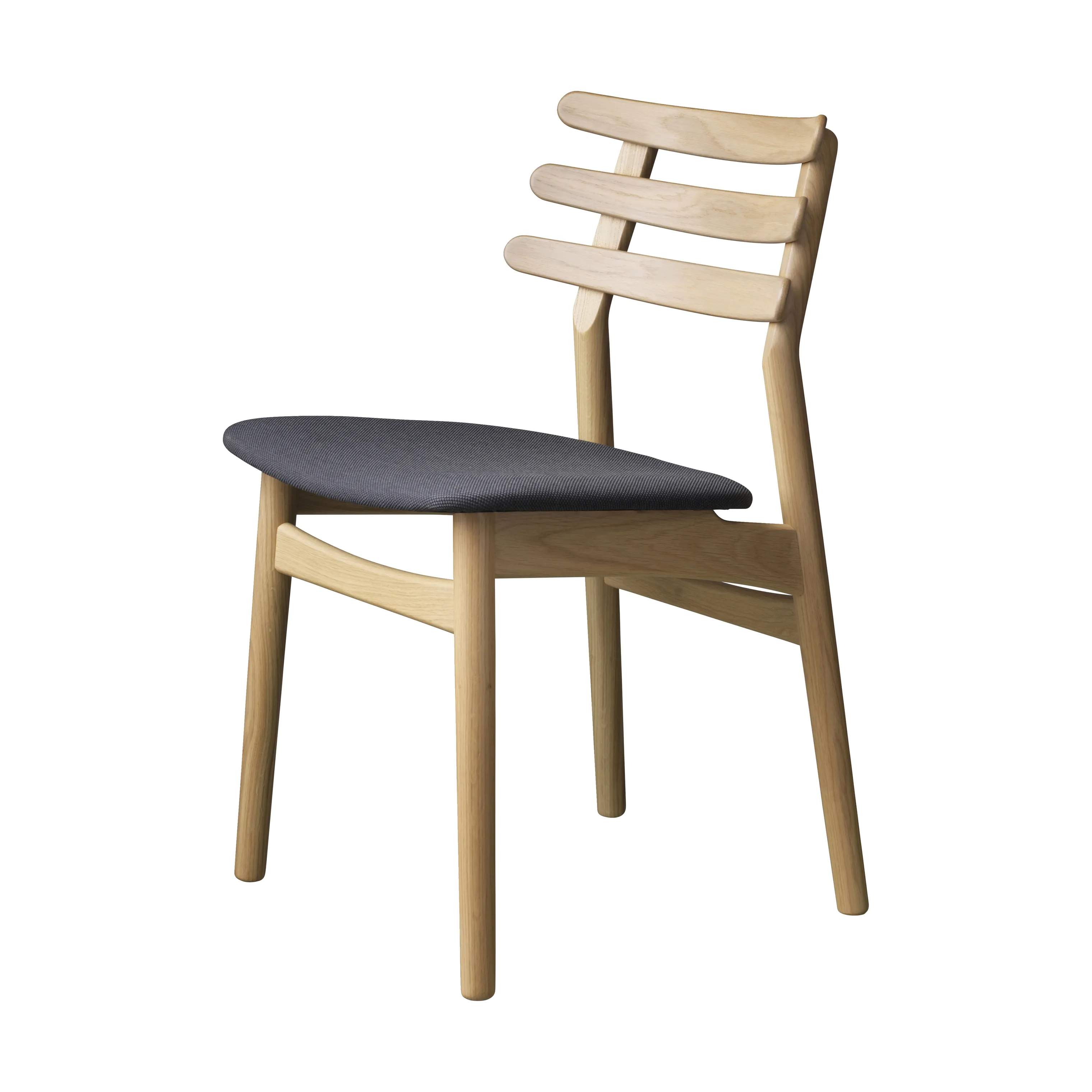 FDB Møbler Spisebordsstole J48 Spisebordstol i Natur/Antracit, 78,5 cm, 2