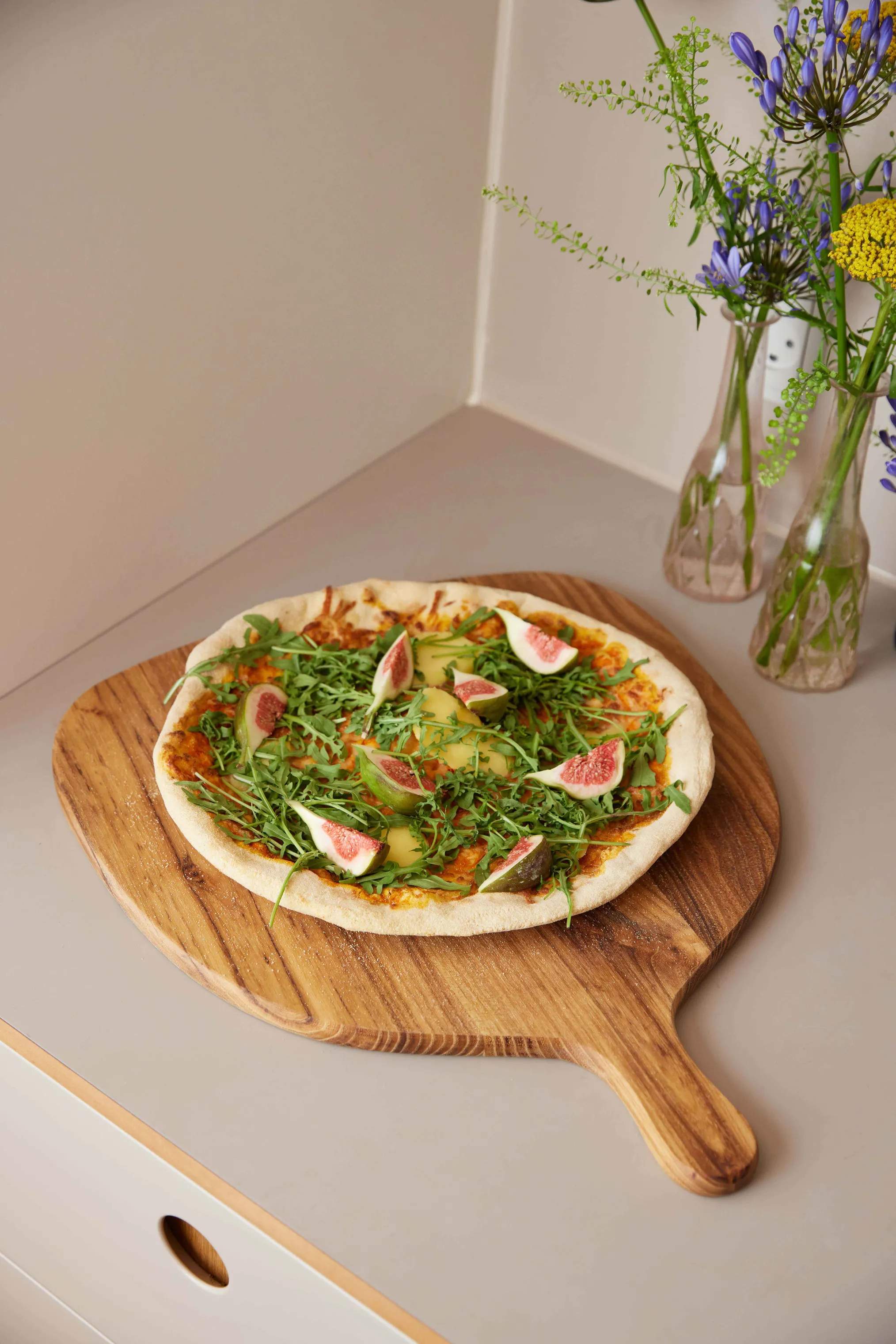 RAW by Aida Skærebrætter Teak Pizza/serveringsbræt i teak, 2
