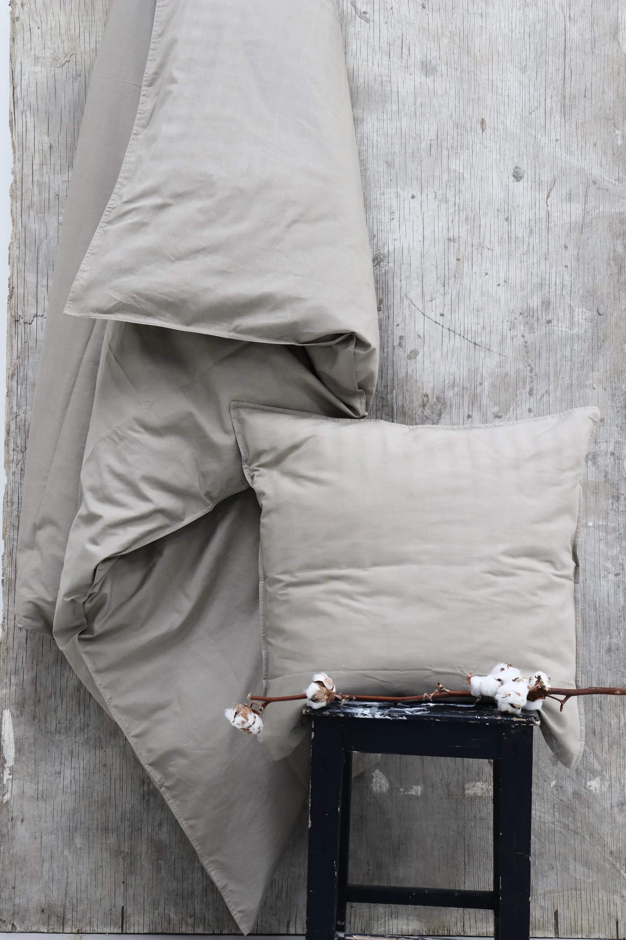 omhu Sengetøj Percale OMHU Percale Sengetøj i Mud, B140 x L200 cm, 5