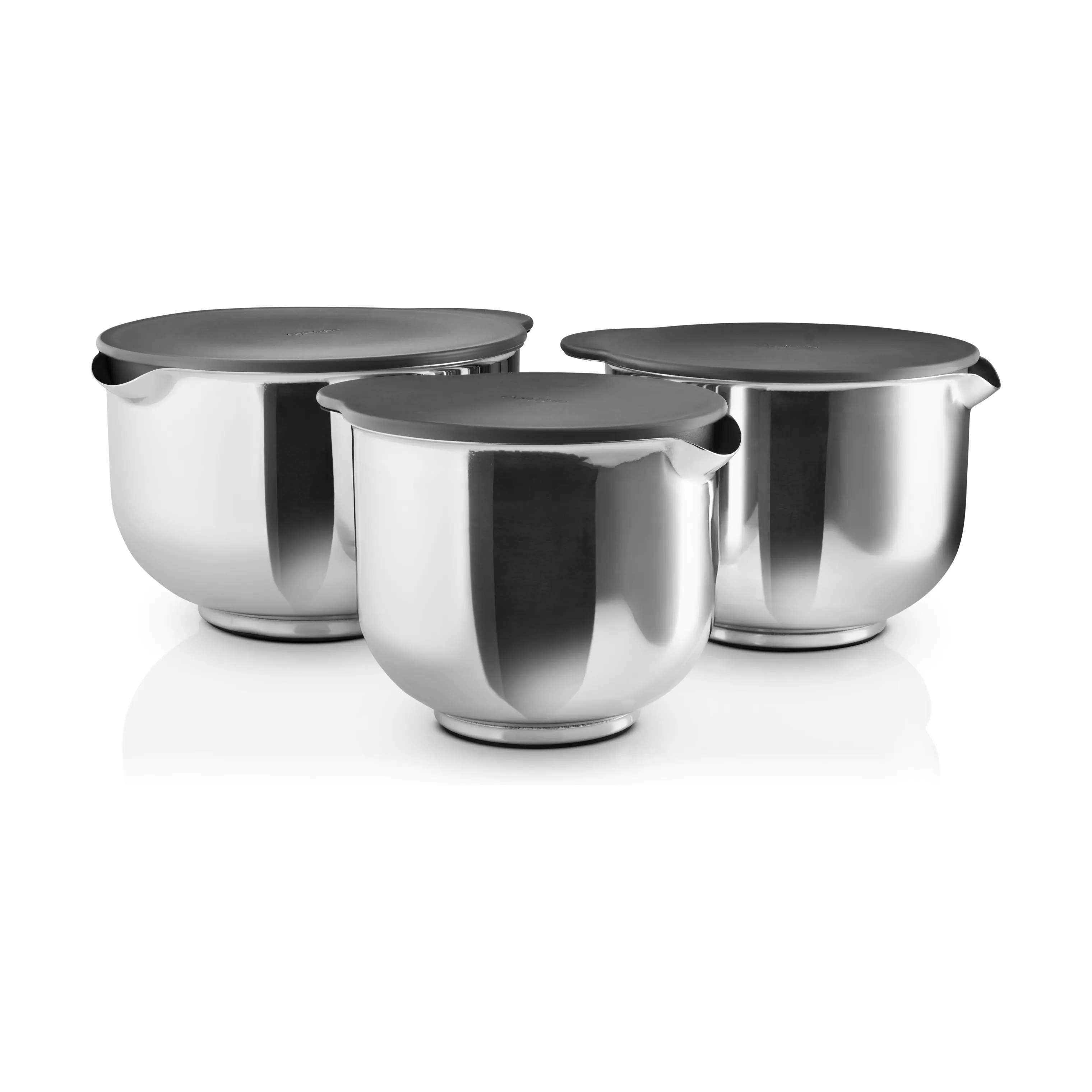 Eva Trio Røreskålsæt Røreskålsæt - 3 dele i Polished steel, 4