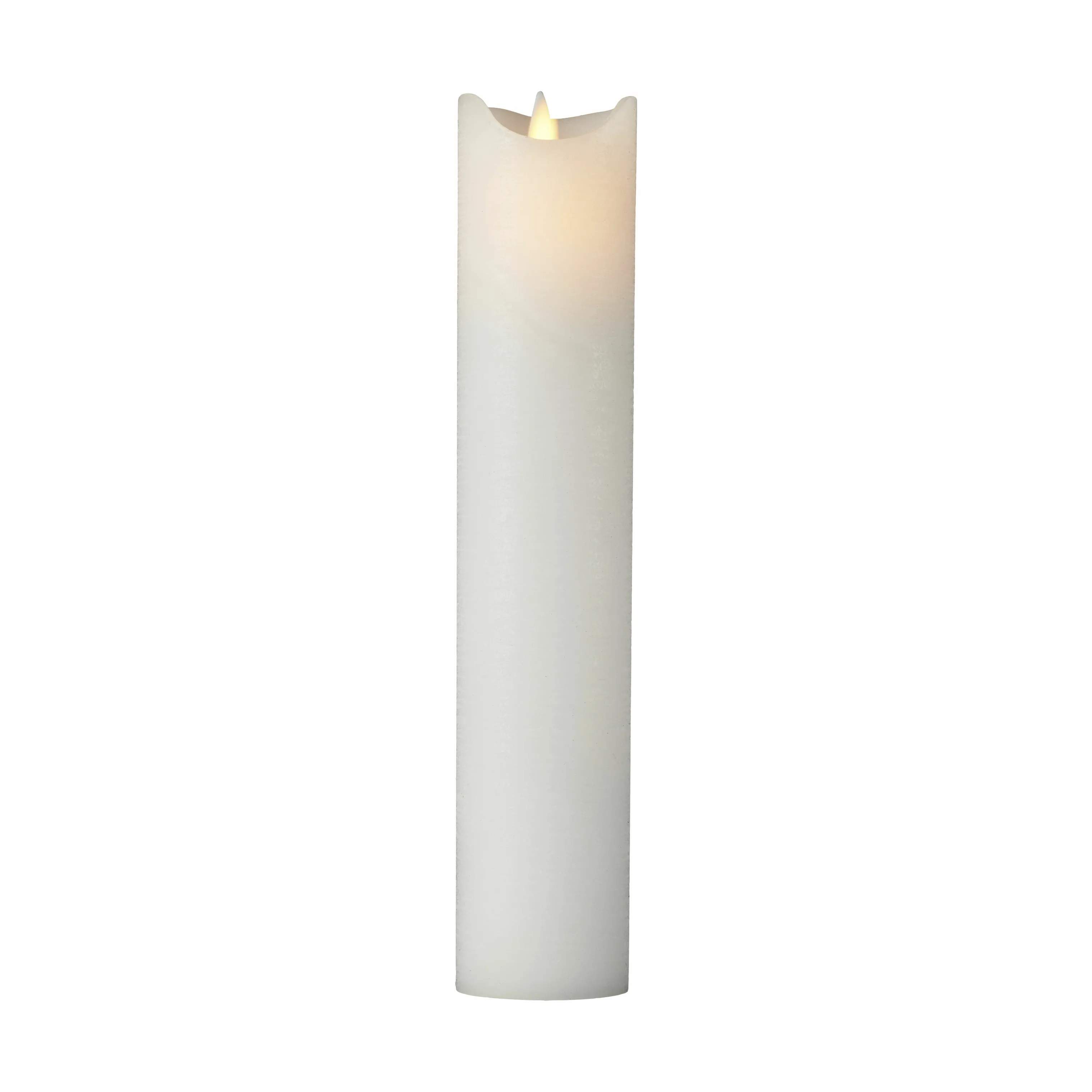 Sara Genopladelig LED Bloklys, hvid, large