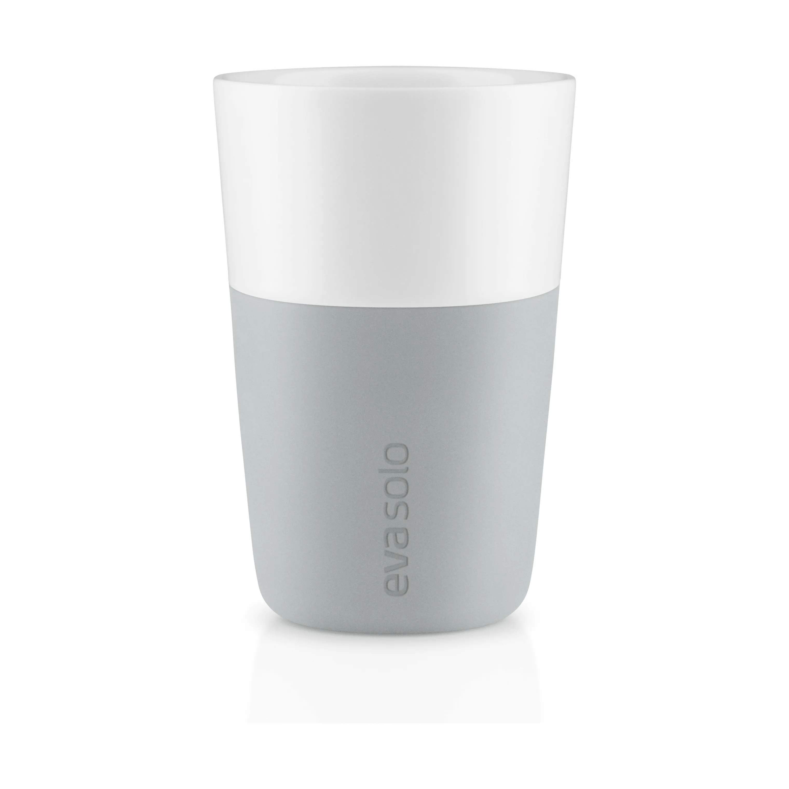 Eva Solo Krus og kopper med hank Lungo Cafe Latte Krus - 2 stk. i Marble Grey, 2