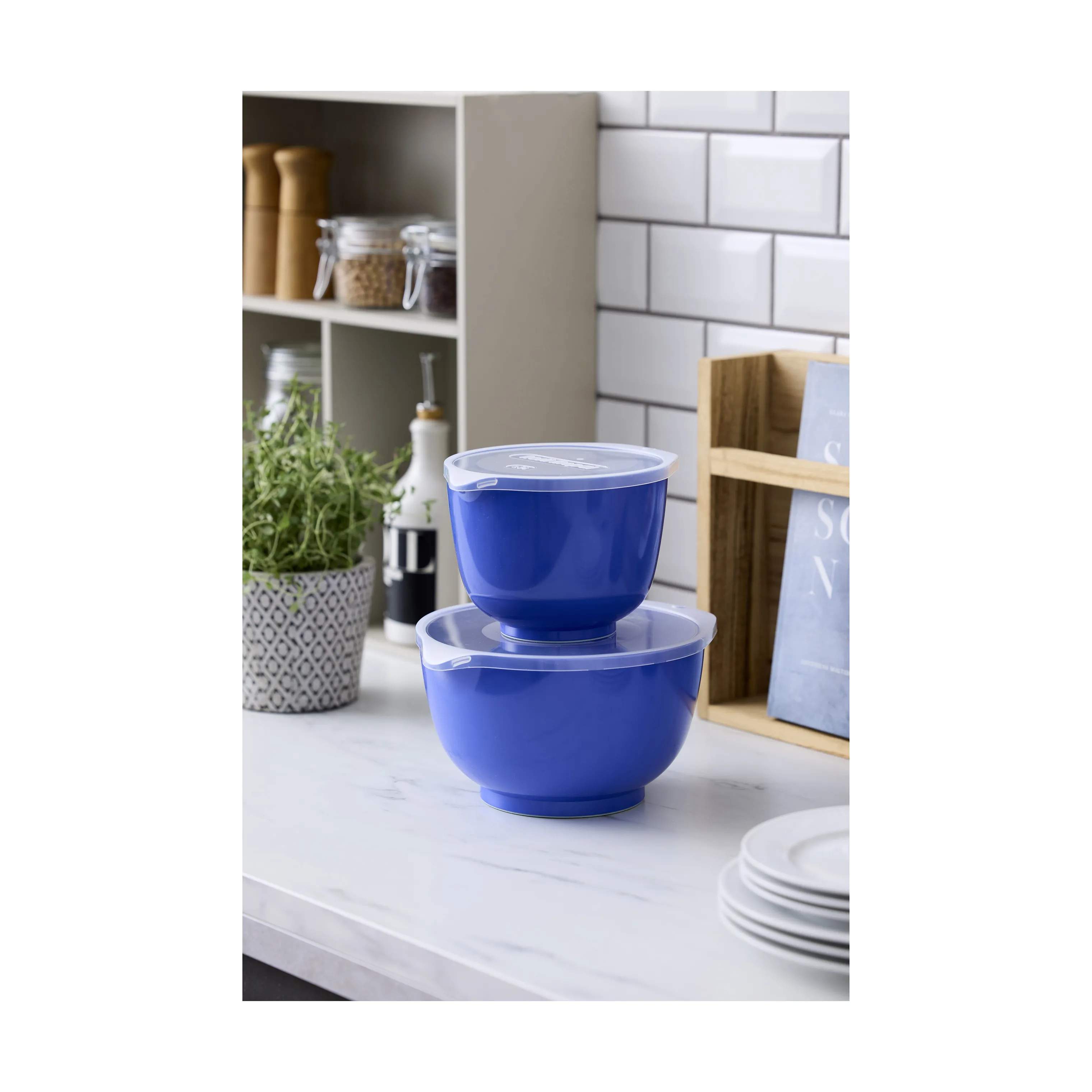 Rosti Røreskålsæt Margrethe Røreskålsæt - 4 dele i Electric Blue, 3