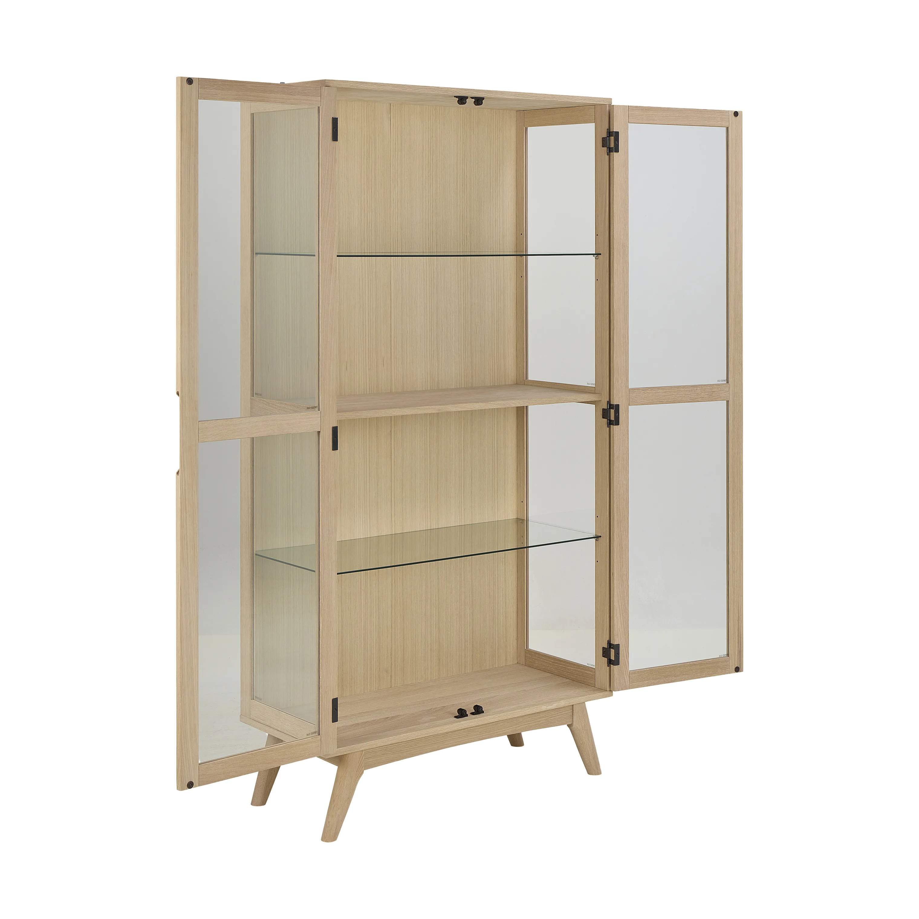 CASA Living Skabe Marte Vitrineskab i H192 x B94 cm, 4