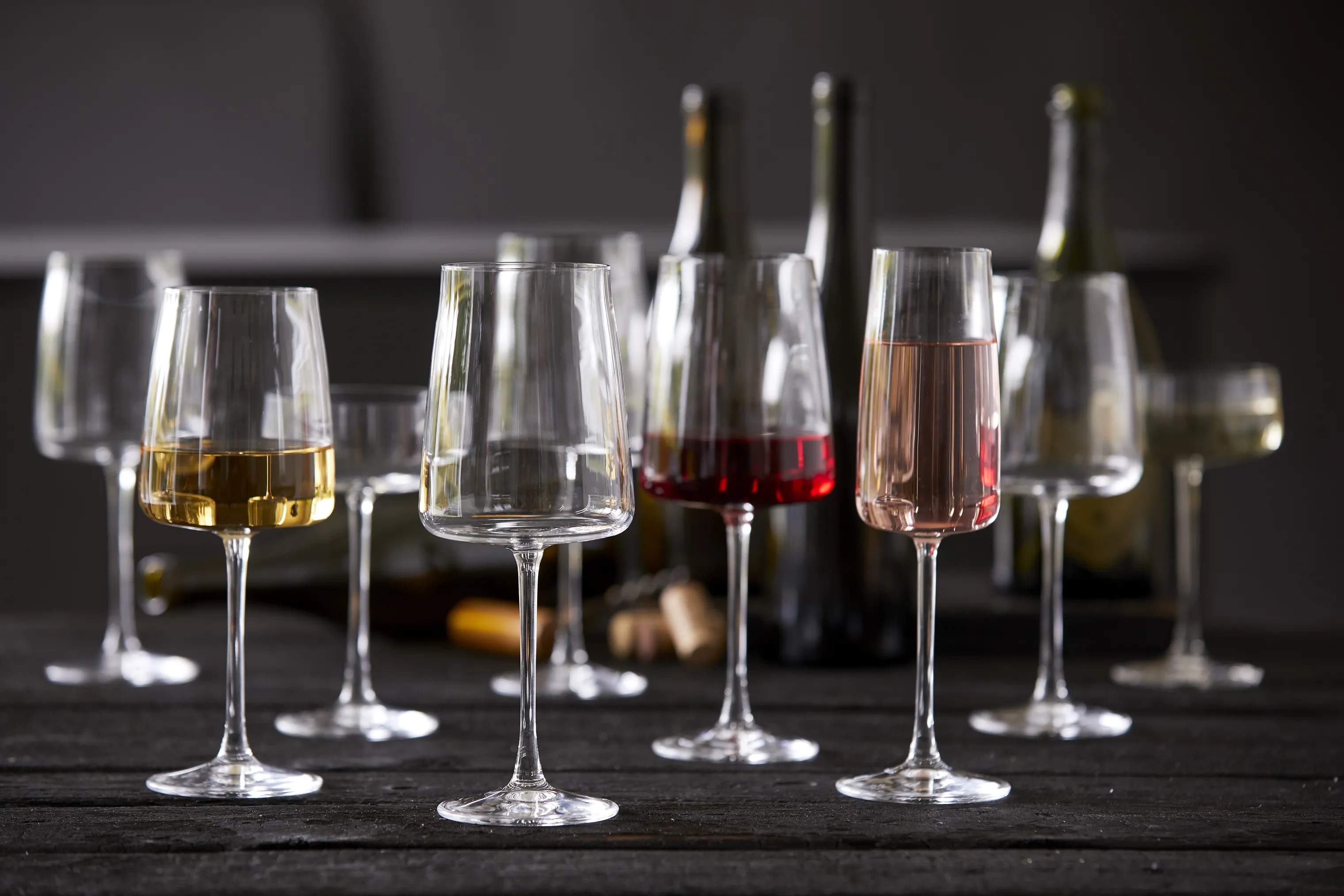 Lyngby Glas Rødvinsglas Zero Rødvinsglas - 4 stk. i Klar, 54 cl, 3