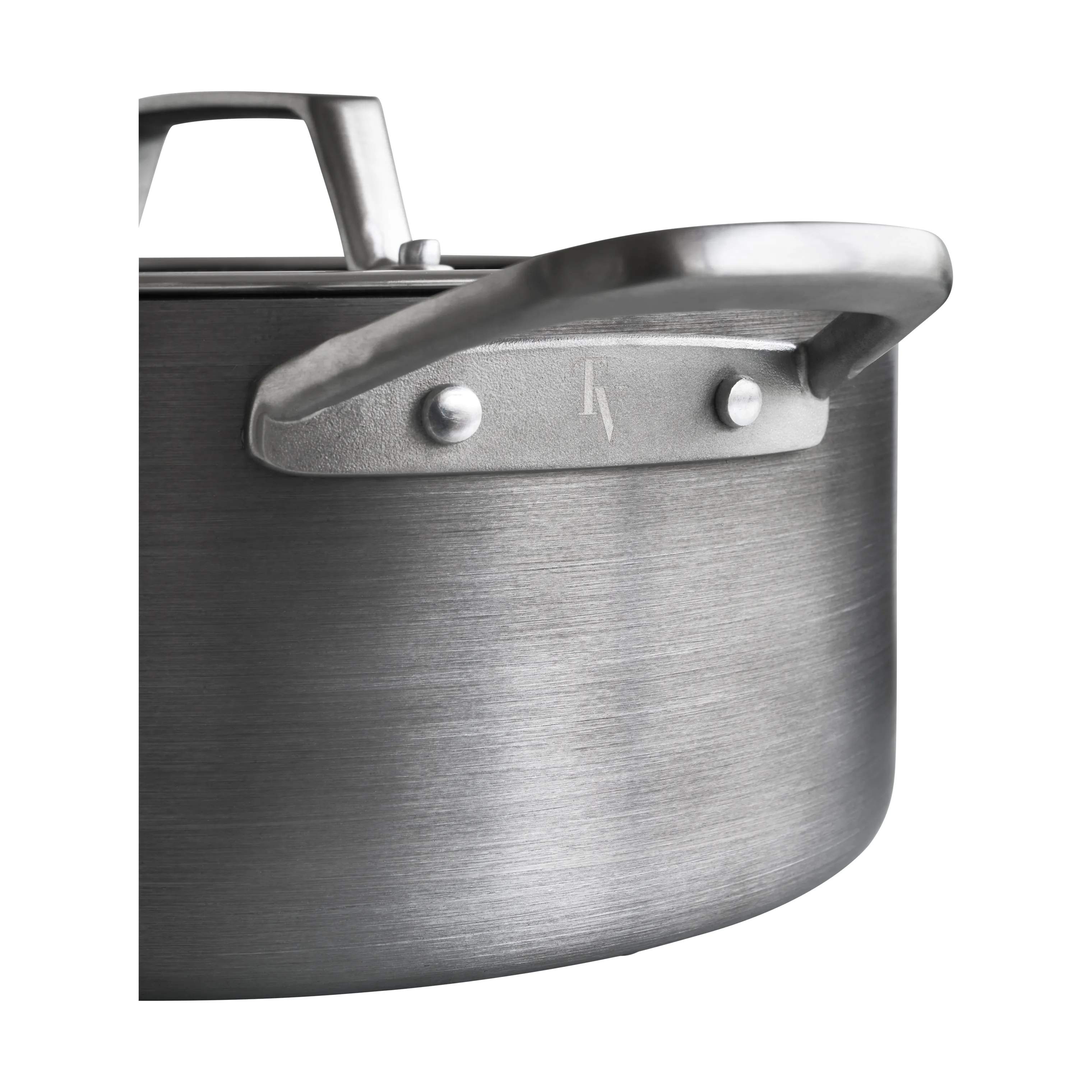 Timm Vladimir Kitchen Grydesæt Keramisk Aluminium Grydesæt - 6 dele i børstet alu, 4