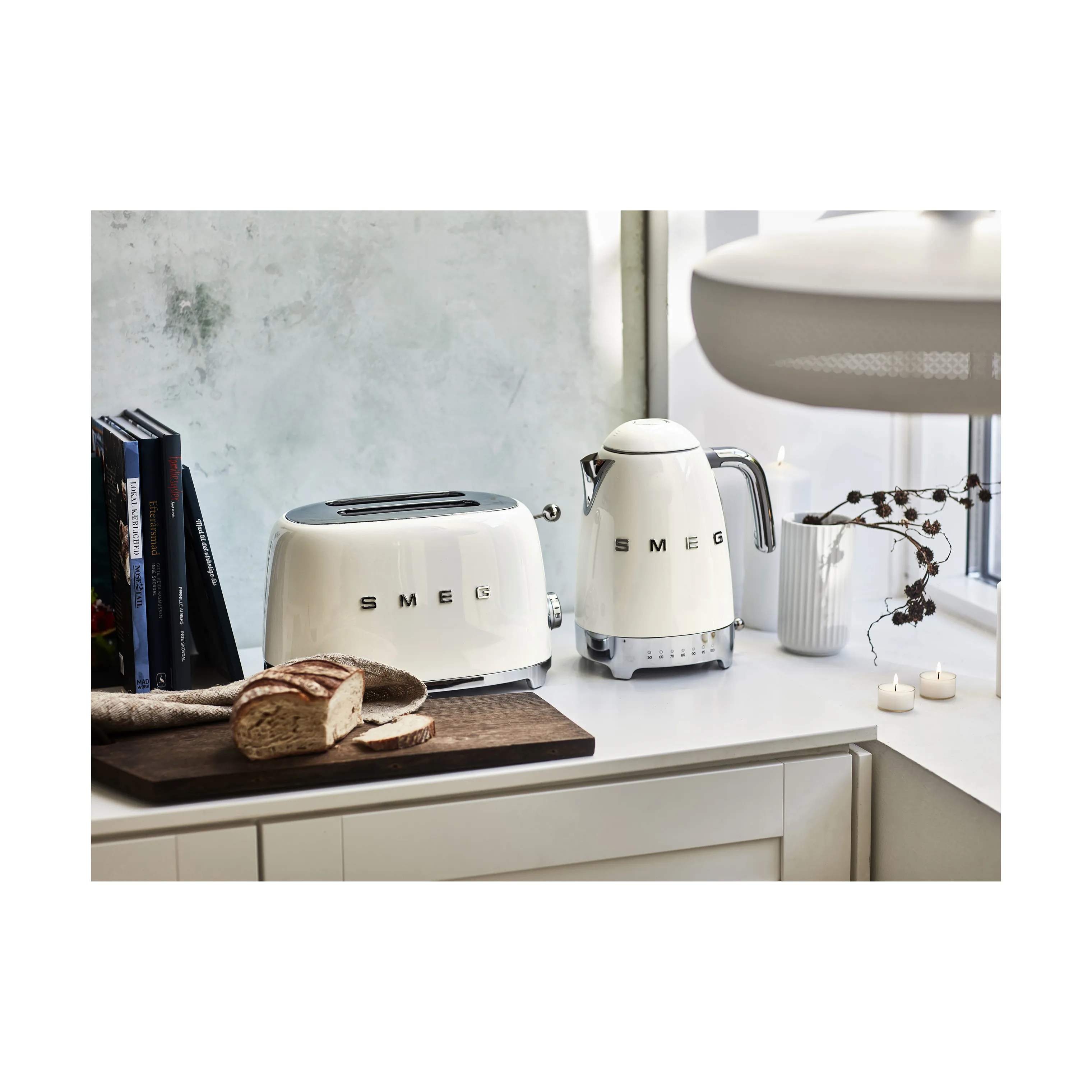 Smeg Elkedler 50's Style Elkedel KLF04WHEU i Hvid, 2