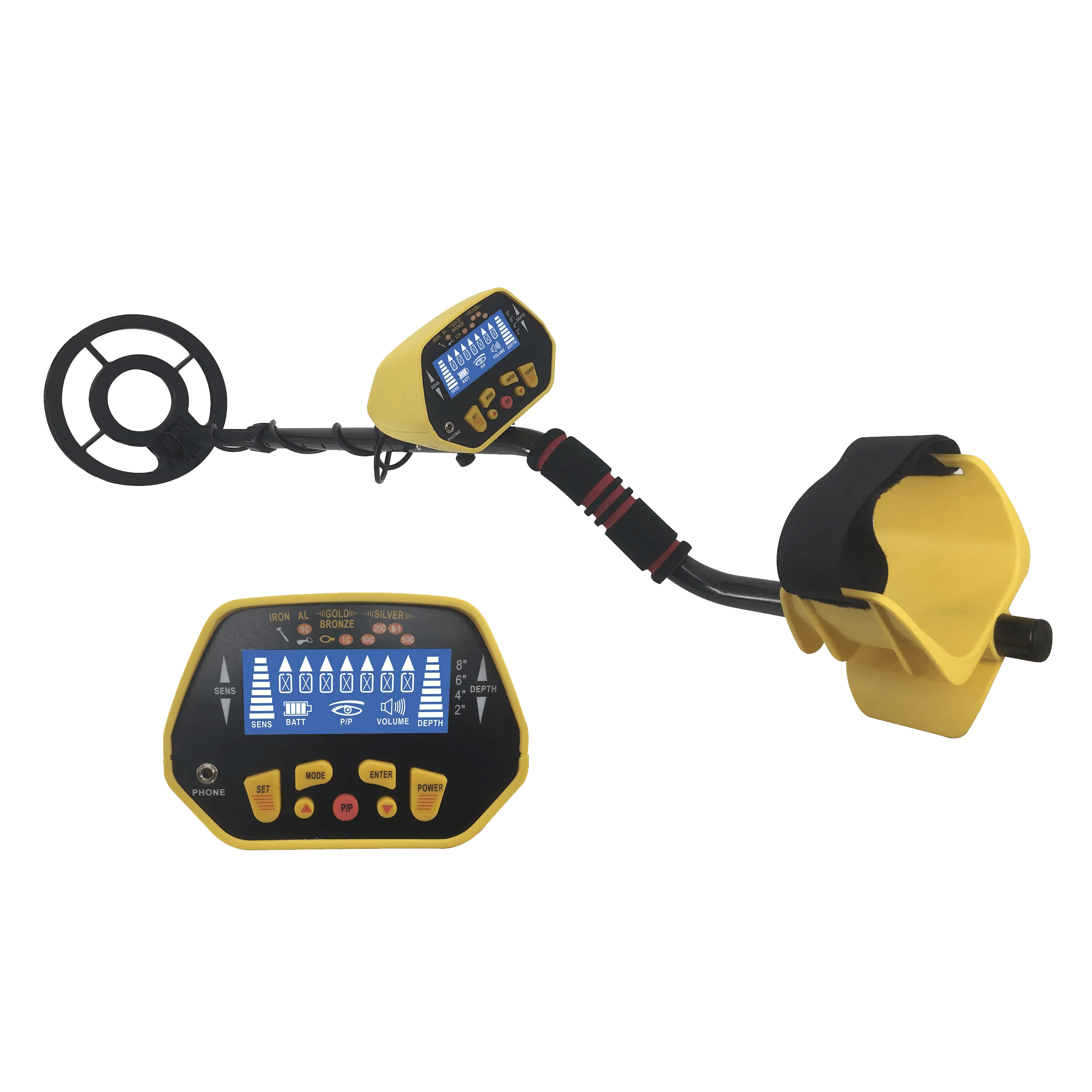 Ventus Øvrigt udeliv Metaldetektor i Sort/Gul, 1