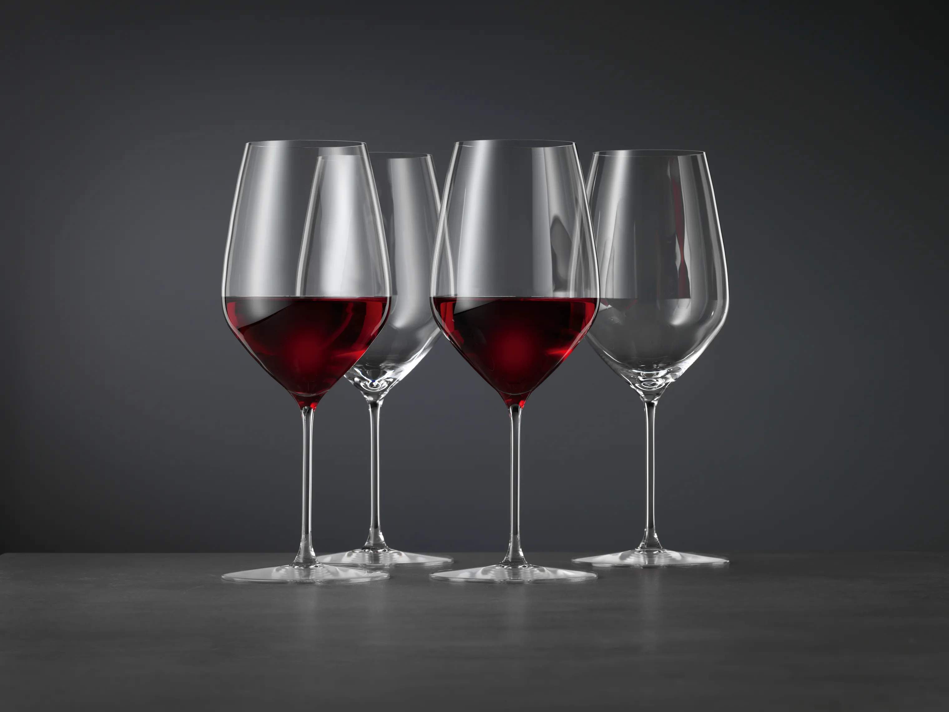 Spiegelau Rødvinsglas Hi-Lite Bordeauxvinglas - 4 stk. i Klar, 2